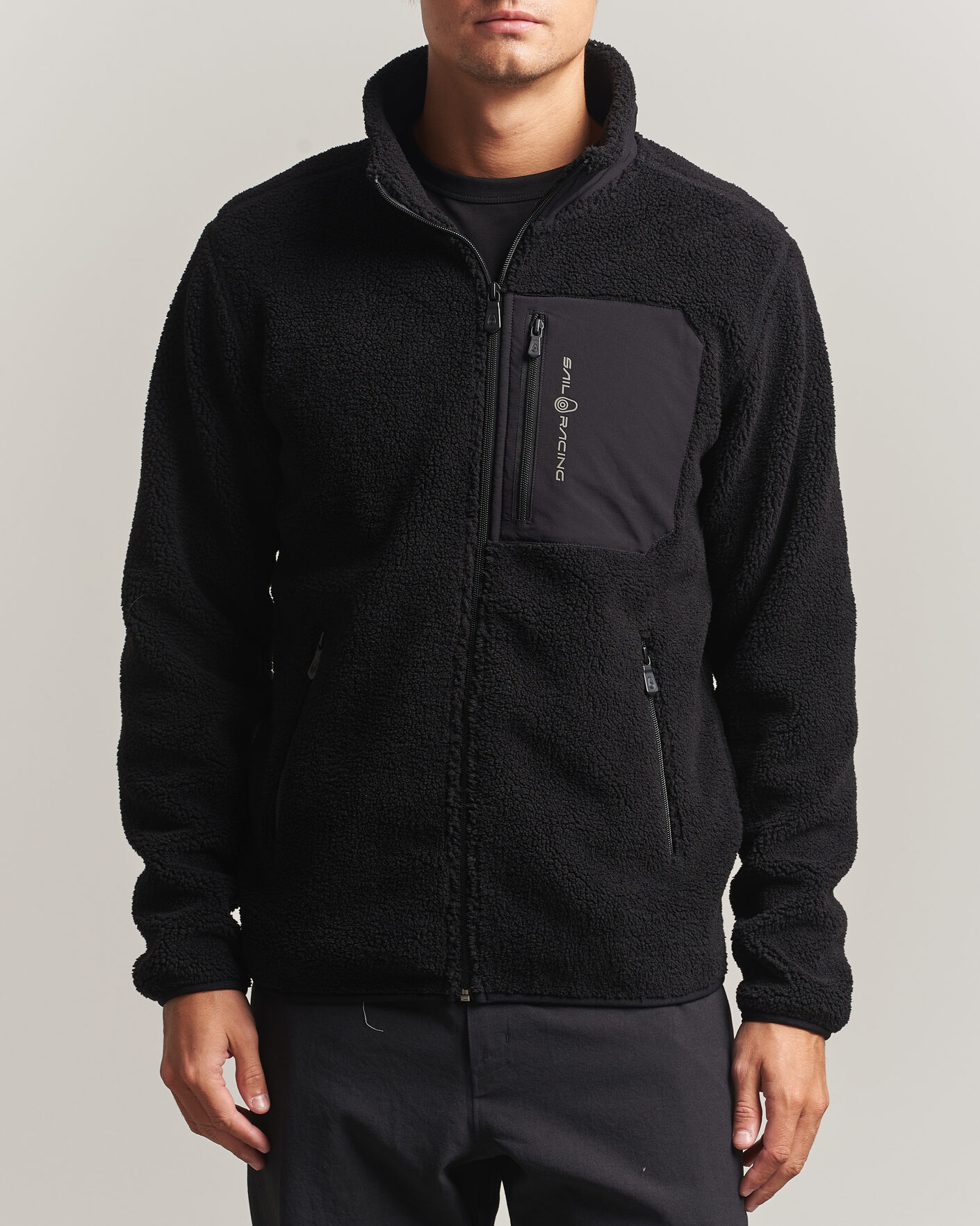 Mies | Puserot | Sail Racing | Bowman Pile Full Zip Carbon