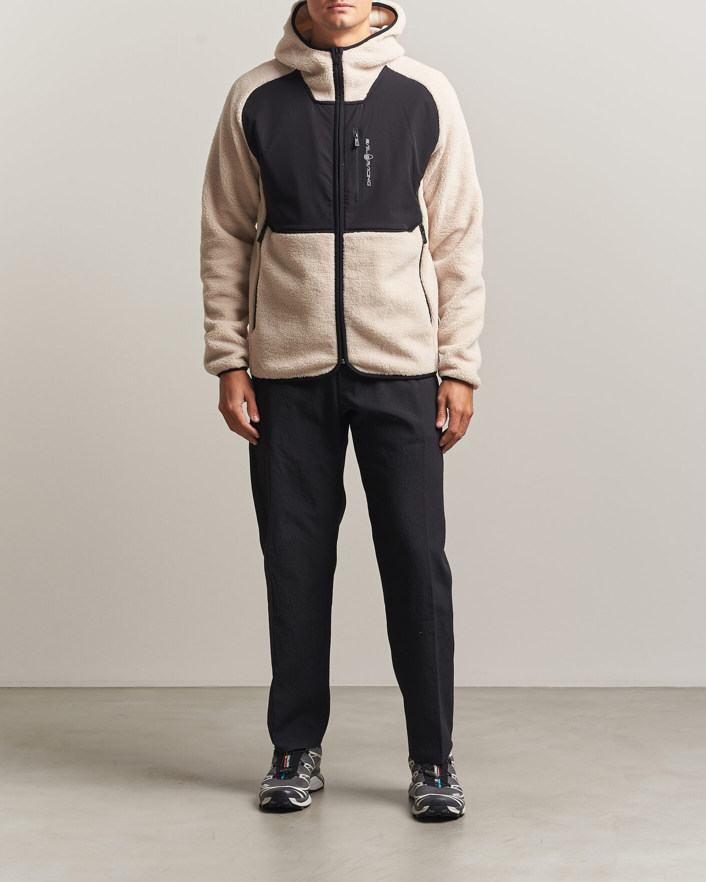Mies | Puserot | Sail Racing | Patrol Pile Full Zip Hoodie Ivory
