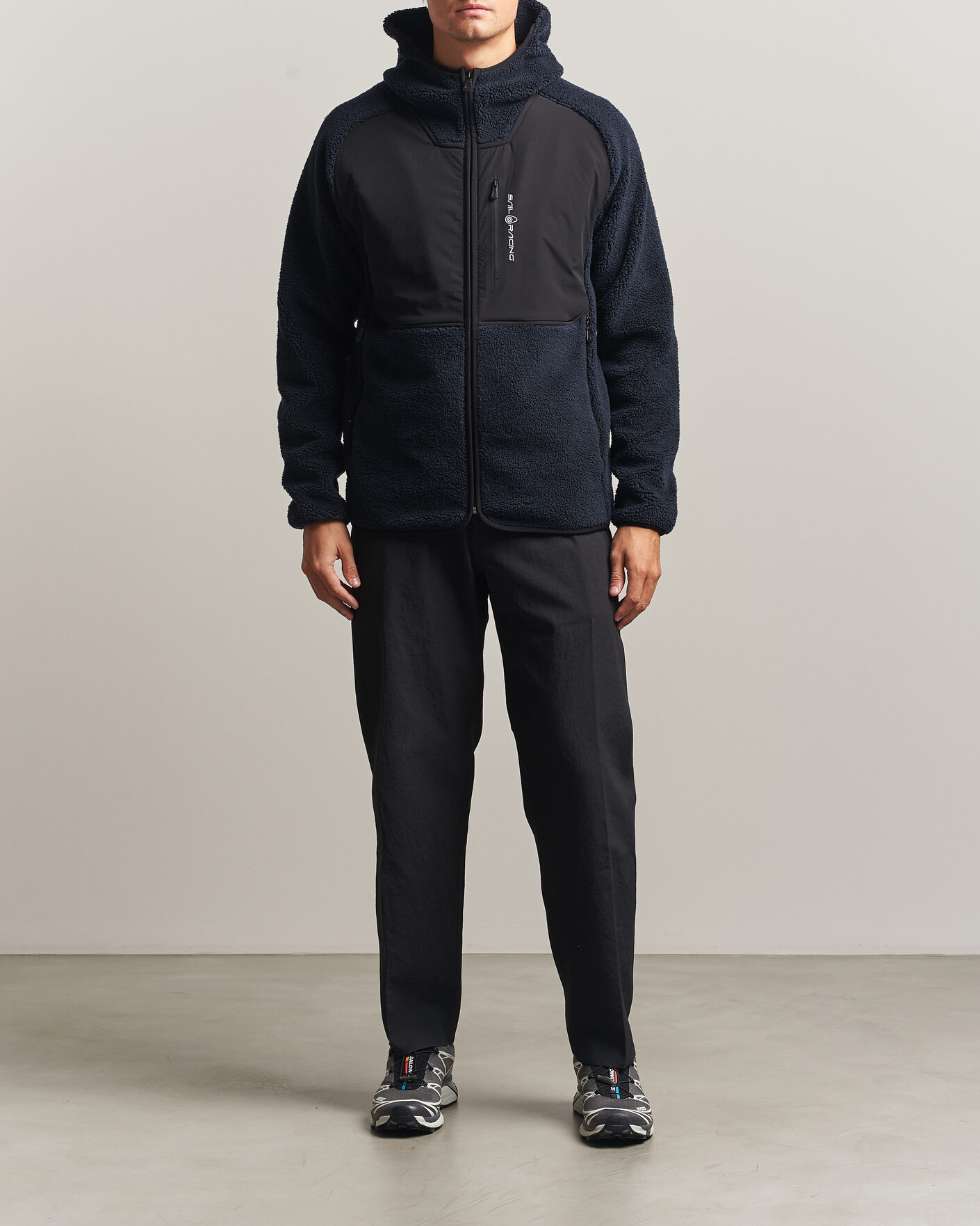 Mies | Puserot | Sail Racing | Patrol Pile Full Zip Hoodie Dark Navy