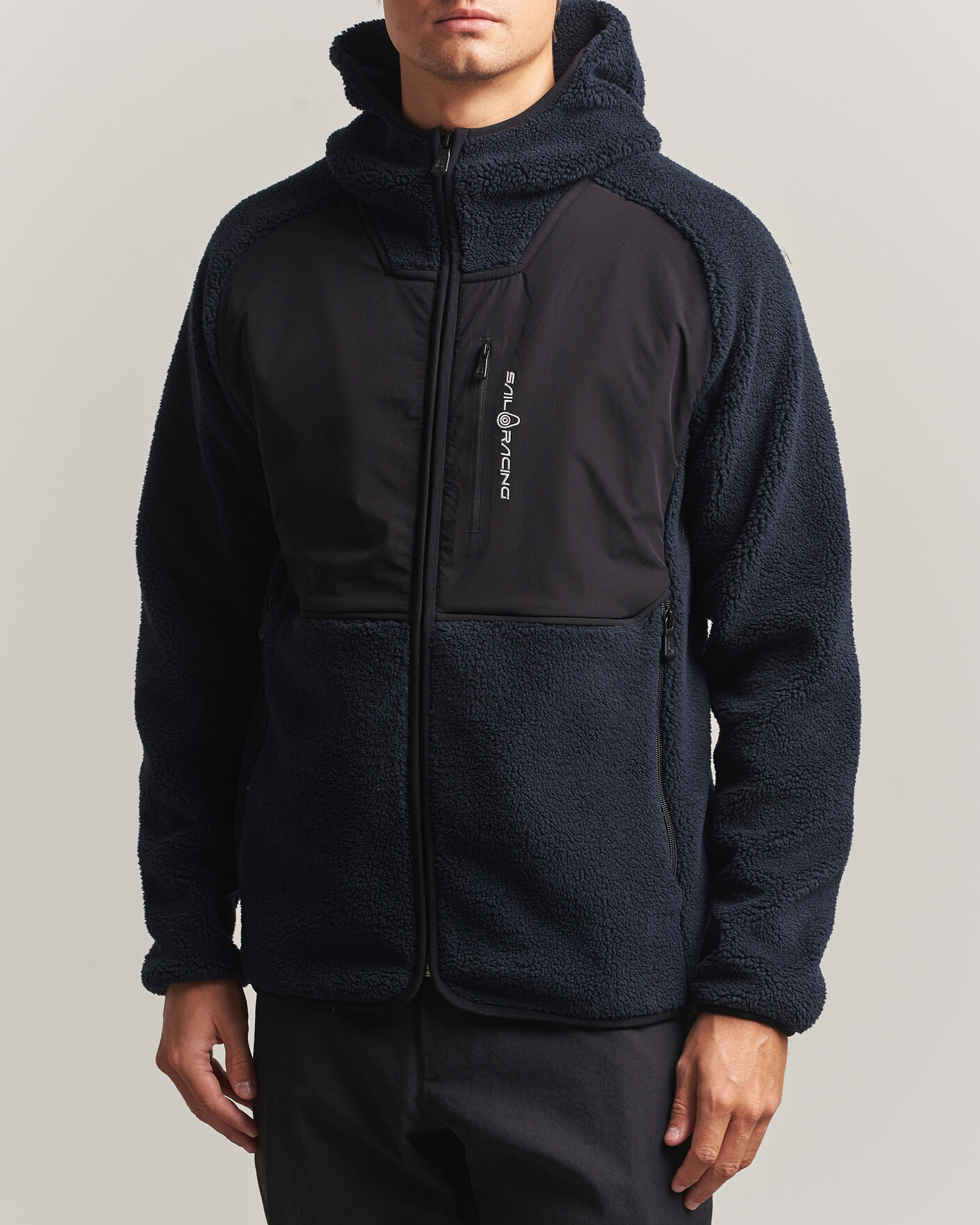 Mies | Puserot | Sail Racing | Patrol Pile Full Zip Hoodie Dark Navy