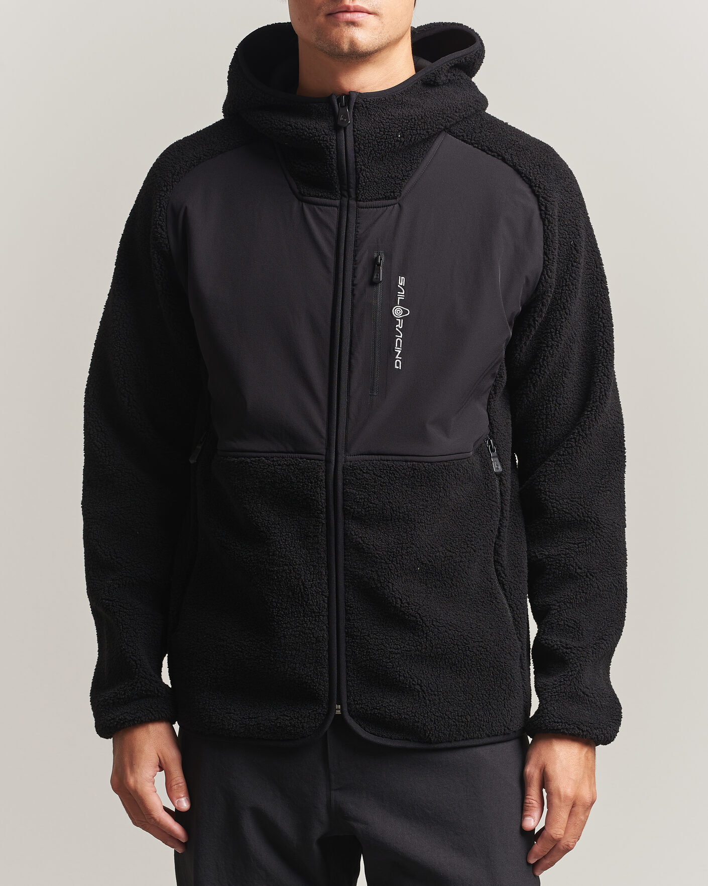Mies | Puserot | Sail Racing | Patrol Pile Full Zip Hoodie Carbon