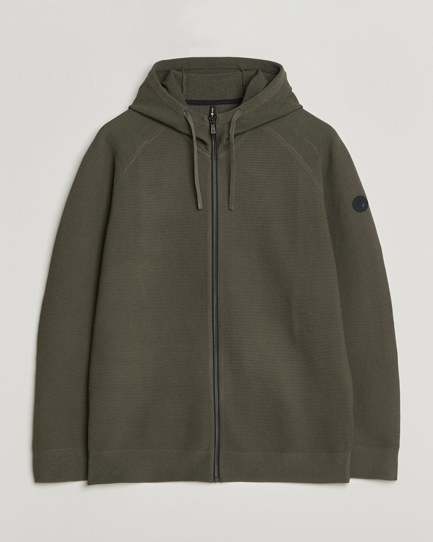 Mies | Puserot | Sail Racing | Element Seamless Full Zip Hoodie Mud Green