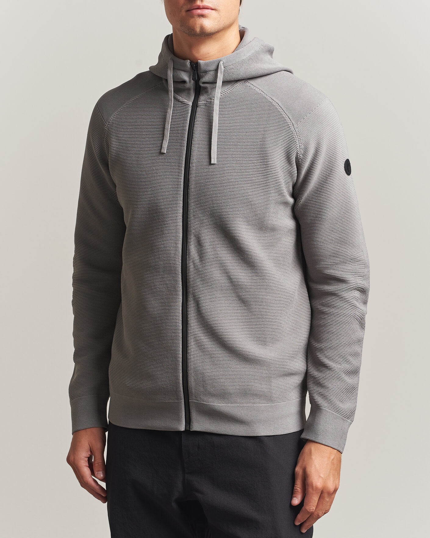 Mies | Puserot | Sail Racing | Element Seamless Full Zip Hoodie Frost Grey