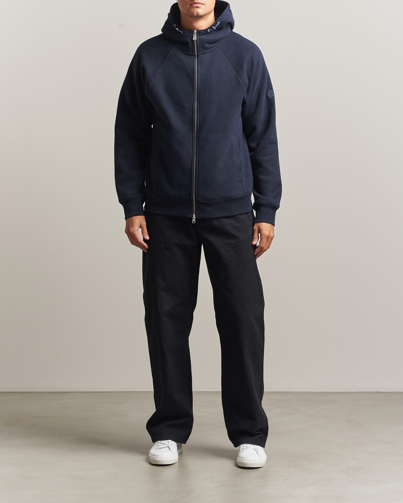 Mies | Puserot | Sail Racing | Flow Full Zip Hoodie Dark Navy