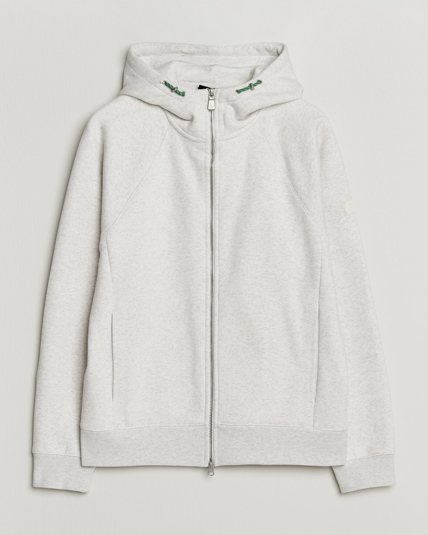 Mies | Puserot | Sail Racing | Flow Full Zip Hoodie Light Grey Melange