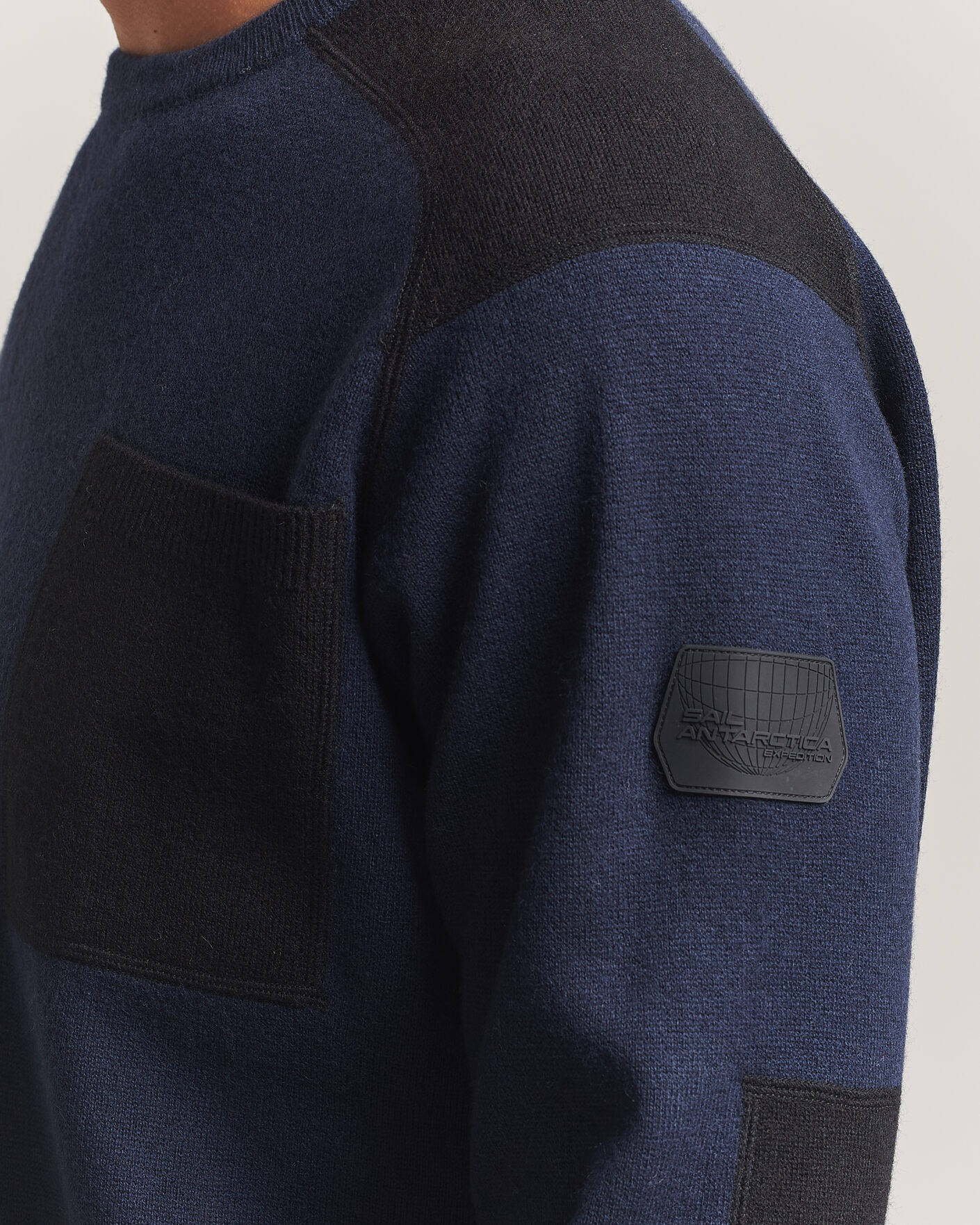 Mies | Puserot | Sail Racing | Spine Wool Knitted Sweater Dark Navy