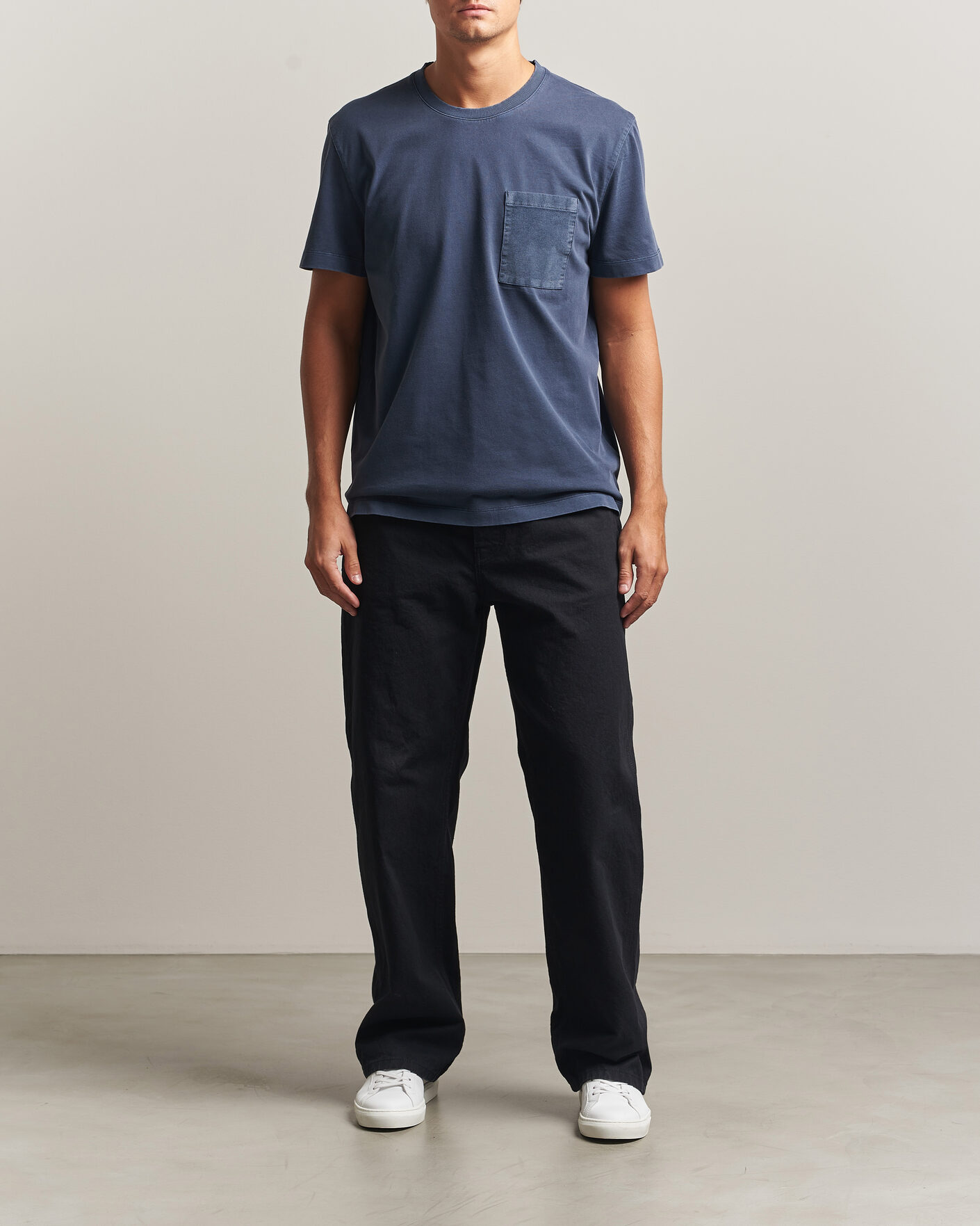 Mies | T-paidat | Sail Racing | Grinder Corduroy T-Shirt Dark Navy
