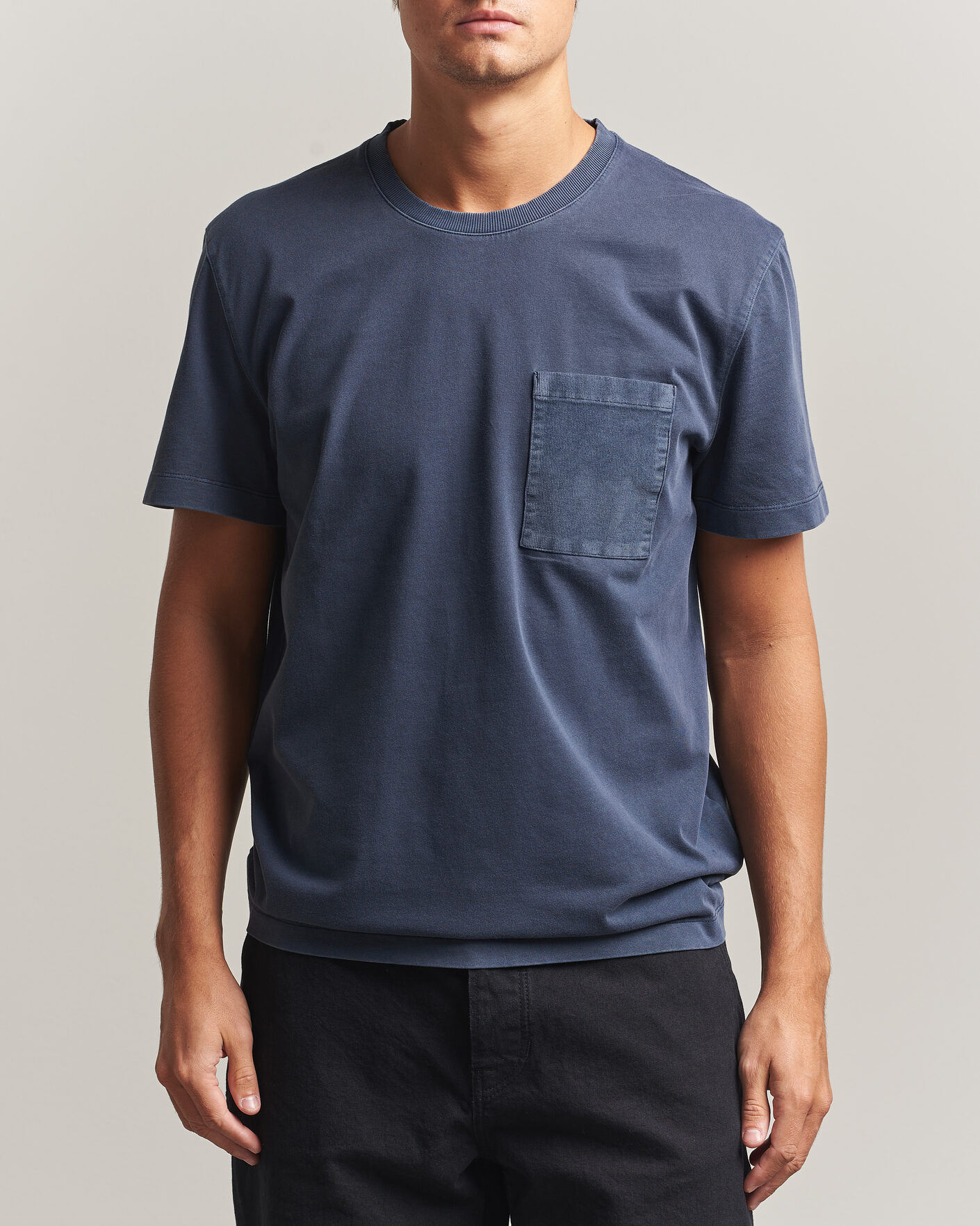 Mies | T-paidat | Sail Racing | Grinder Corduroy T-Shirt Dark Navy