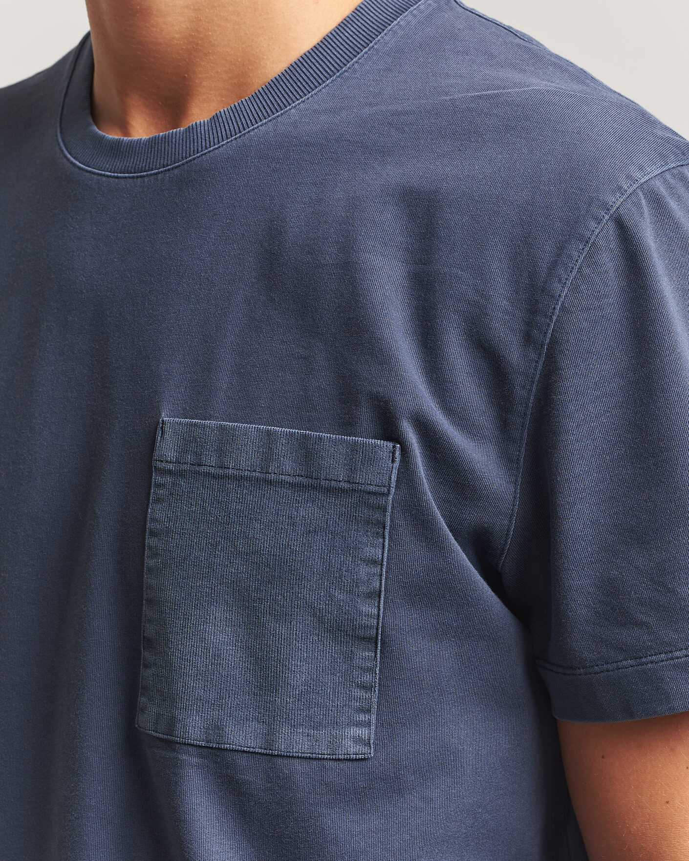 Mies | T-paidat | Sail Racing | Grinder Corduroy T-Shirt Dark Navy