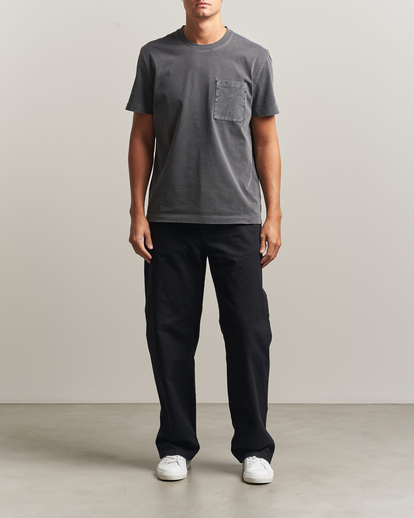 Mies | T-paidat | Sail Racing | Grinder Corduroy T-Shirt Asphalt