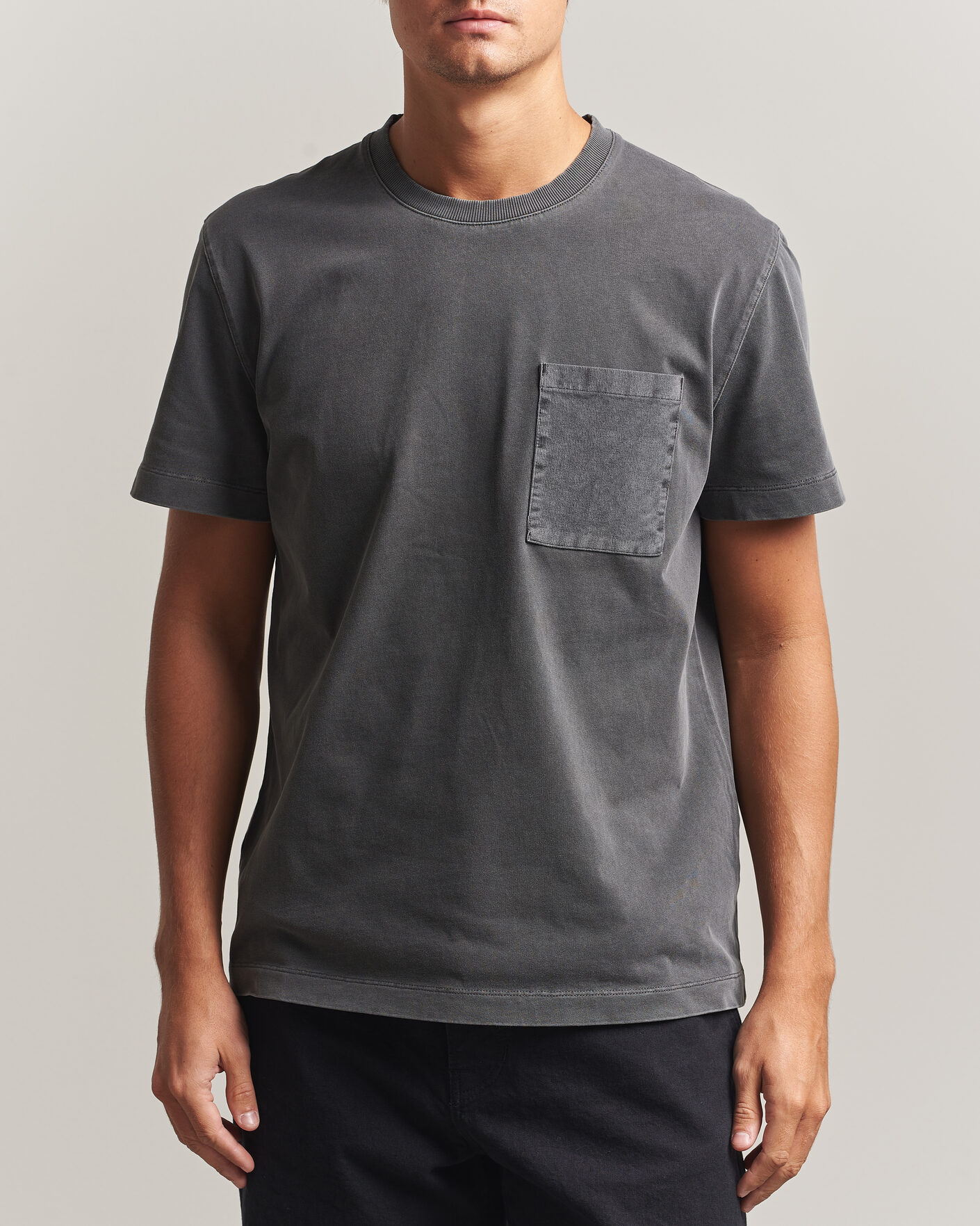 Mies | T-paidat | Sail Racing | Grinder Corduroy T-Shirt Asphalt