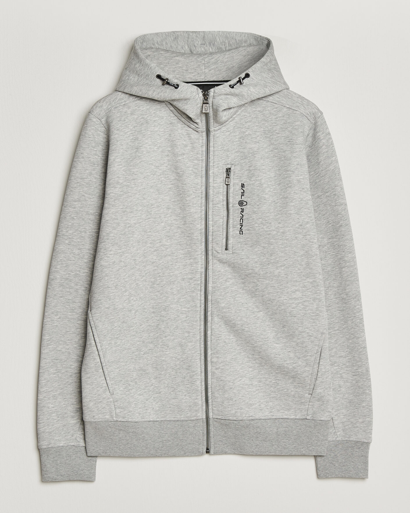 Mies | Puserot | Sail Racing | Bowman Full Zip Hoodie Grey Melnage
