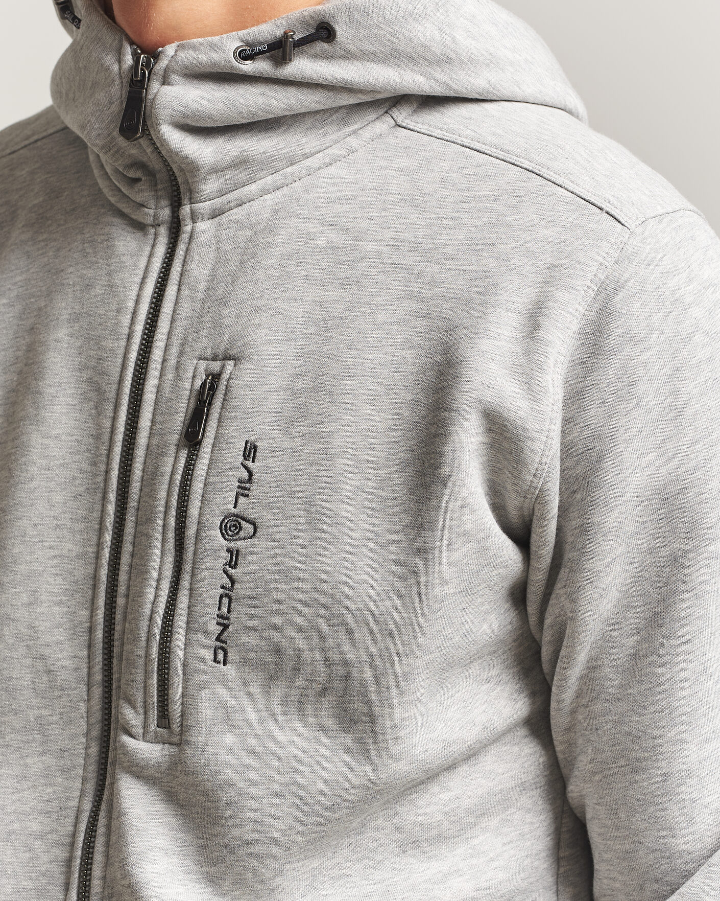 Mies | Puserot | Sail Racing | Bowman Full Zip Hoodie Grey Melnage