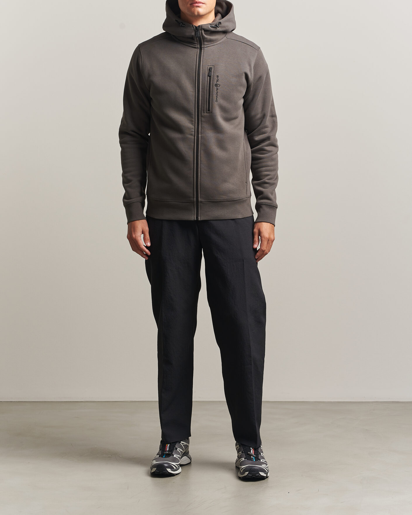 Mies | Puserot | Sail Racing | Bowman Full Zip Hoodie Asphalt