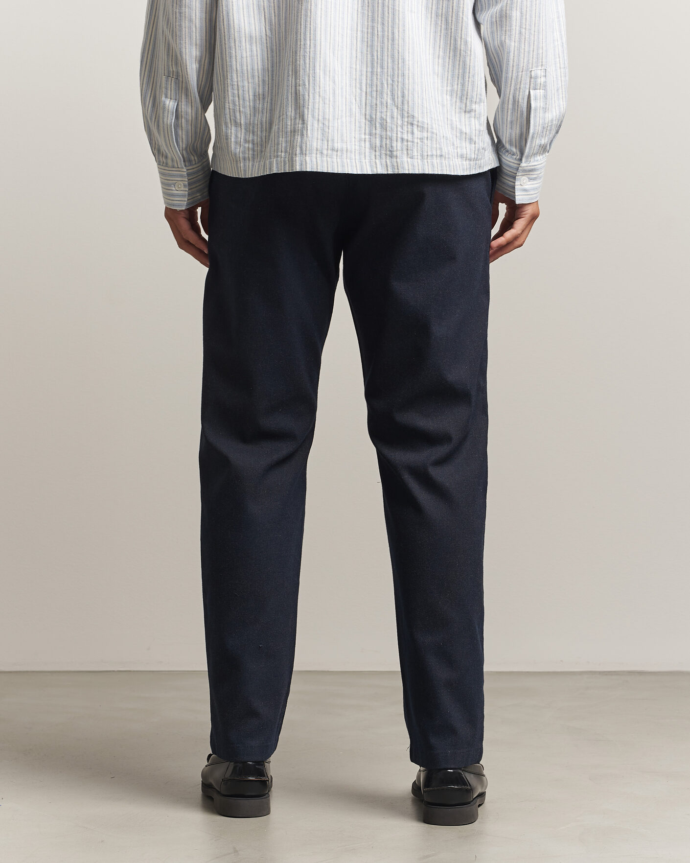 Mies | Housut | NN07 | Aden Brushed Cotton Trousers Deep Navy