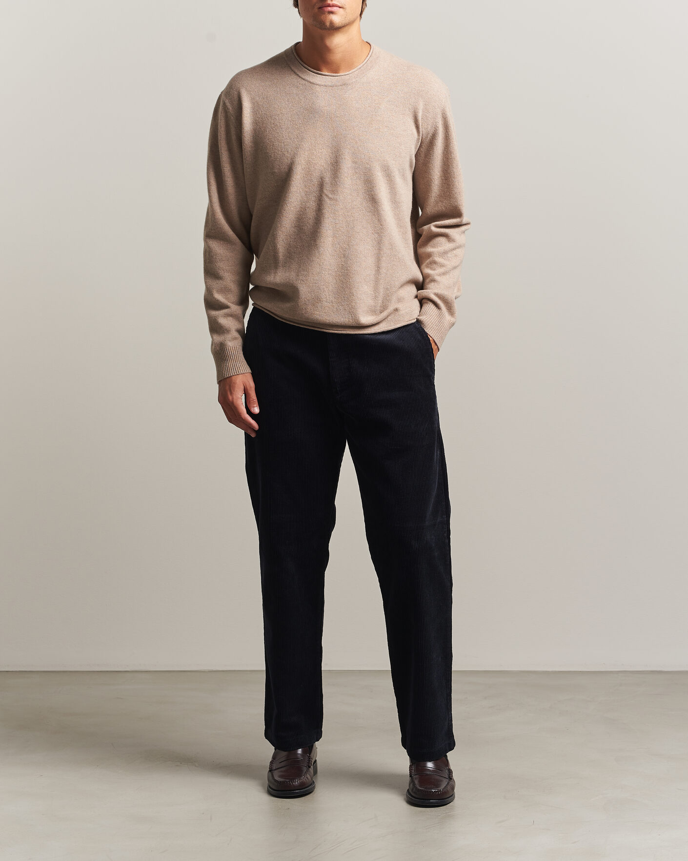Mies | Housut | NN07 | Aden Regular Fit Corduroy Chinos Deep Navy