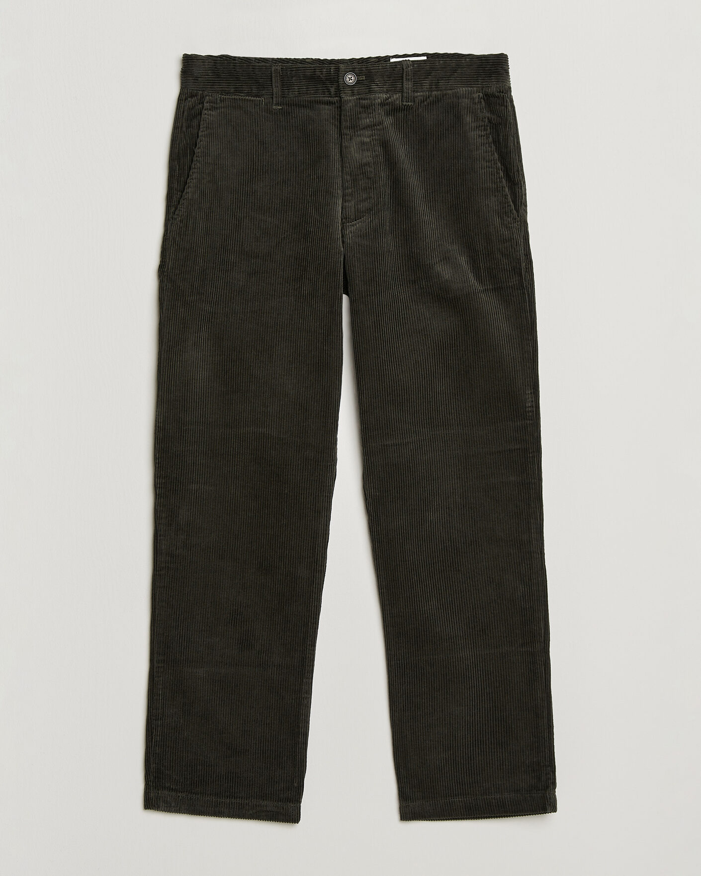 Mies | Housut | NN07 | Aden Regular Fit Corduroy Chinos Dark Army