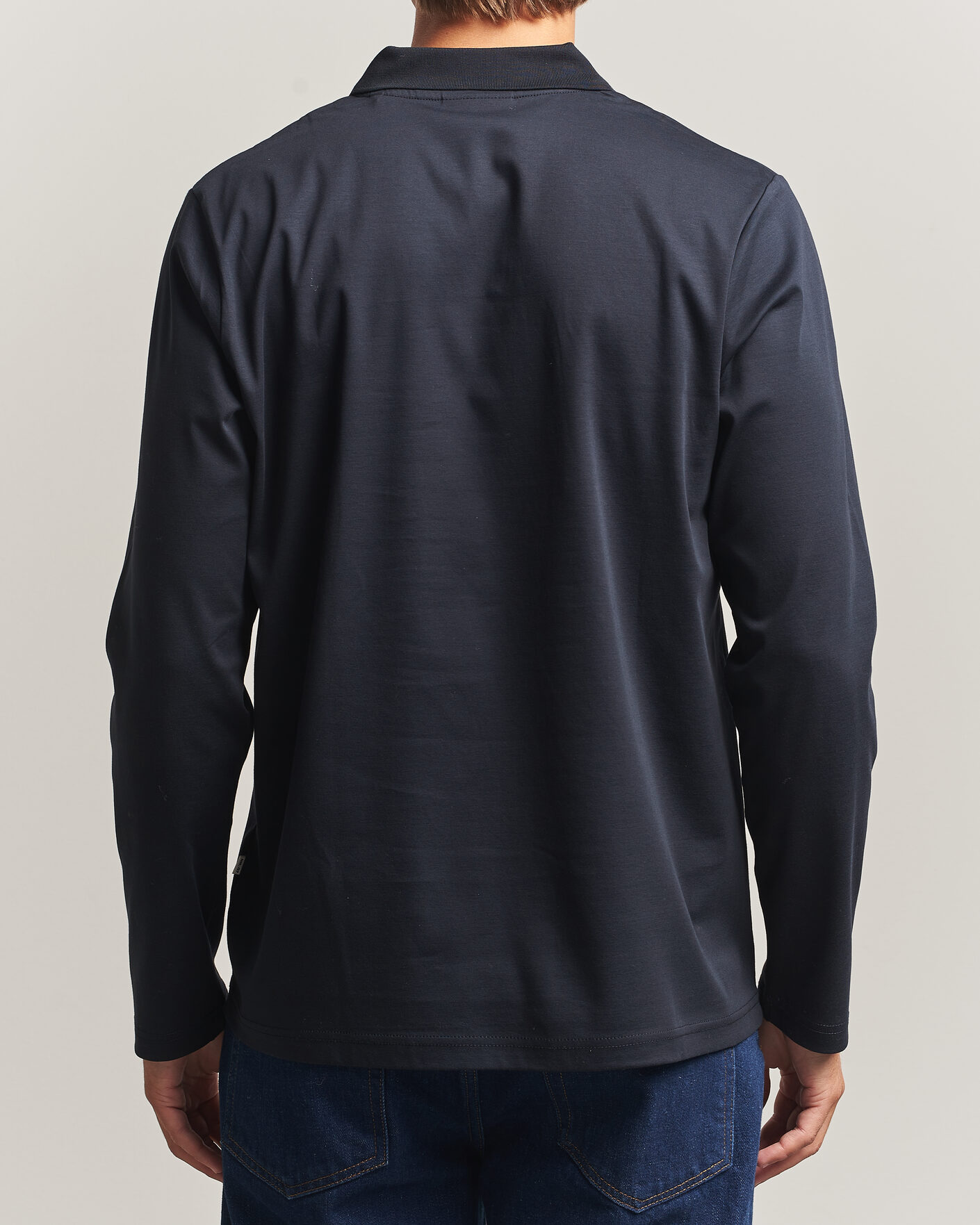 Mies | Pikeet | NN07 | Paul Long Sleeve Polo Deep Navy