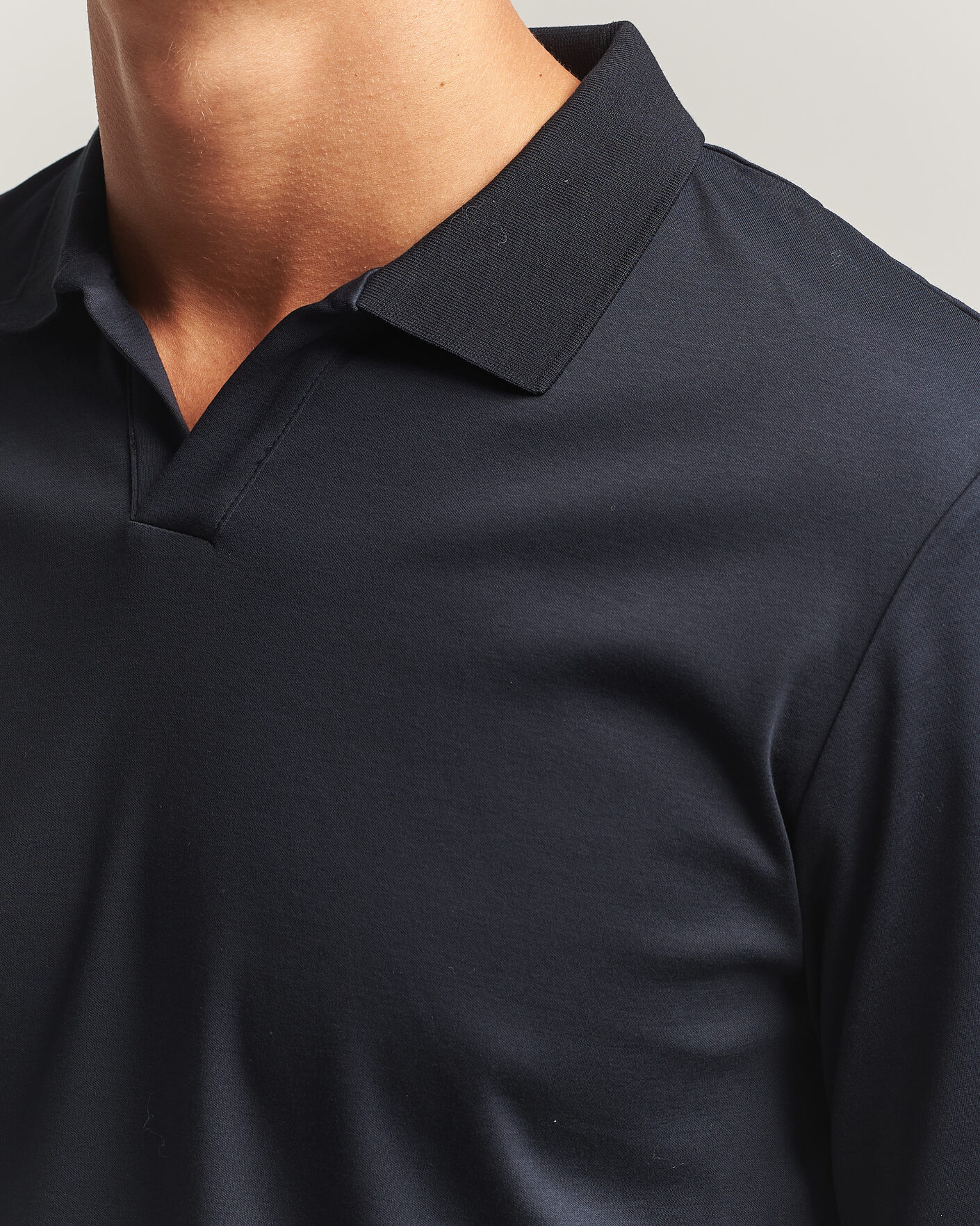 Mies | Pikeet | NN07 | Paul Long Sleeve Polo Deep Navy