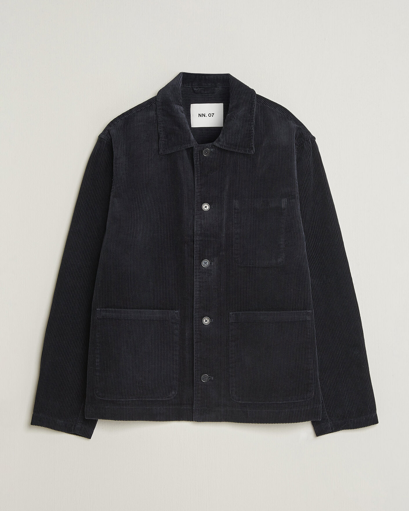 Mies | Kauluspaidat | NN07 | Morgan Corduroy Overshirt Deep Navy