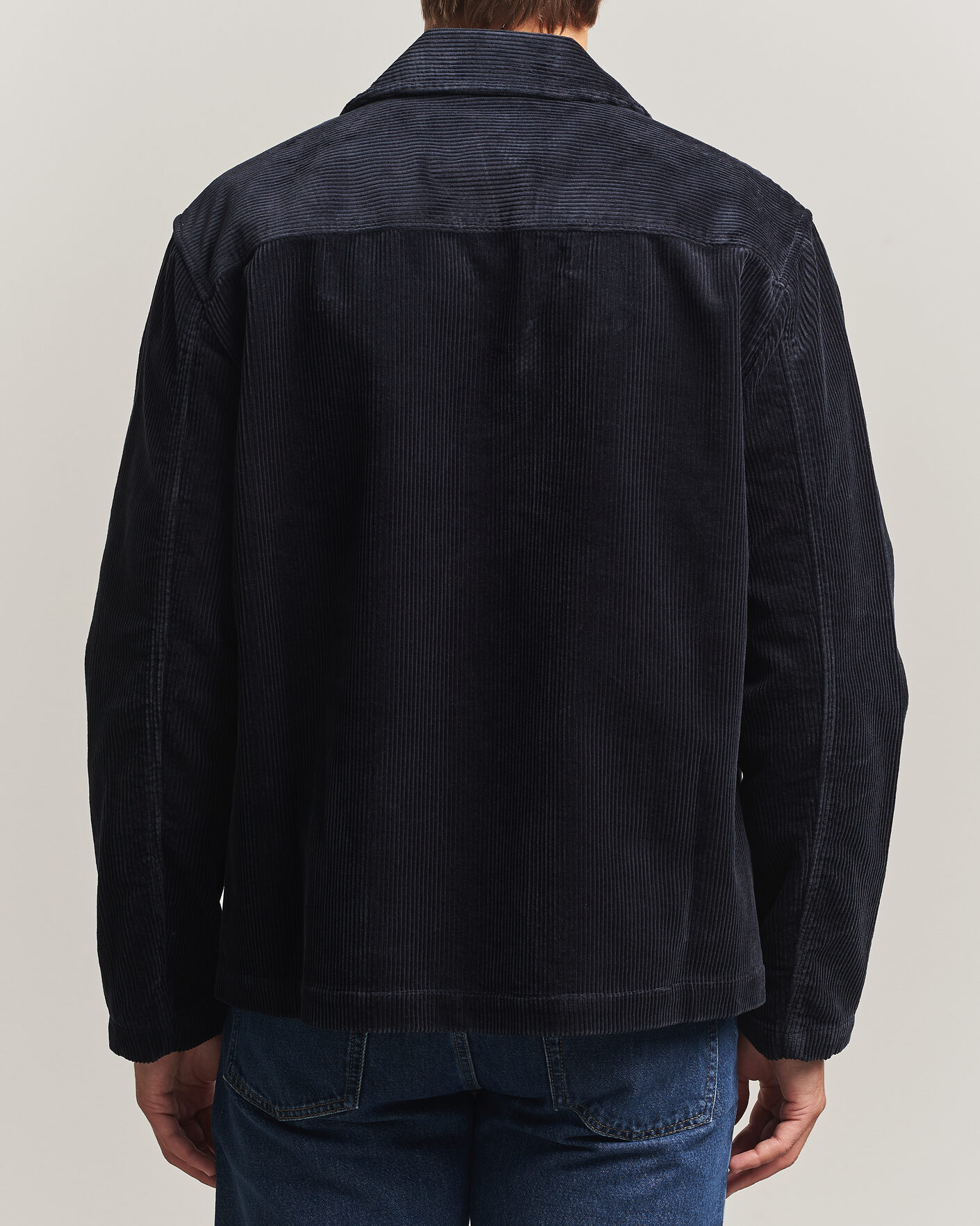 Mies | Kauluspaidat | NN07 | Morgan Corduroy Overshirt Deep Navy