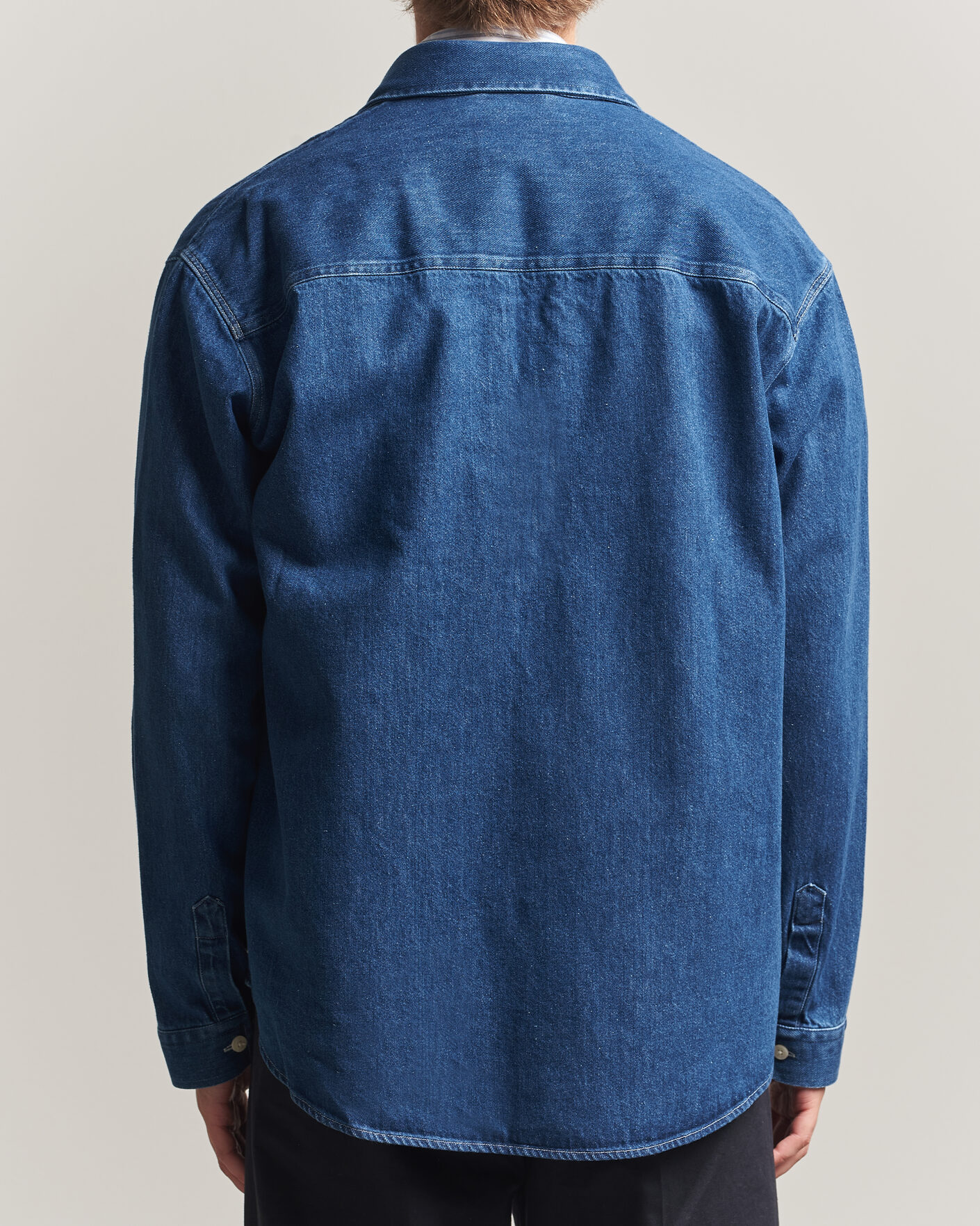 Mies | Kauluspaidat | NN07 | Casper Denim Overshirt Medium Indigo