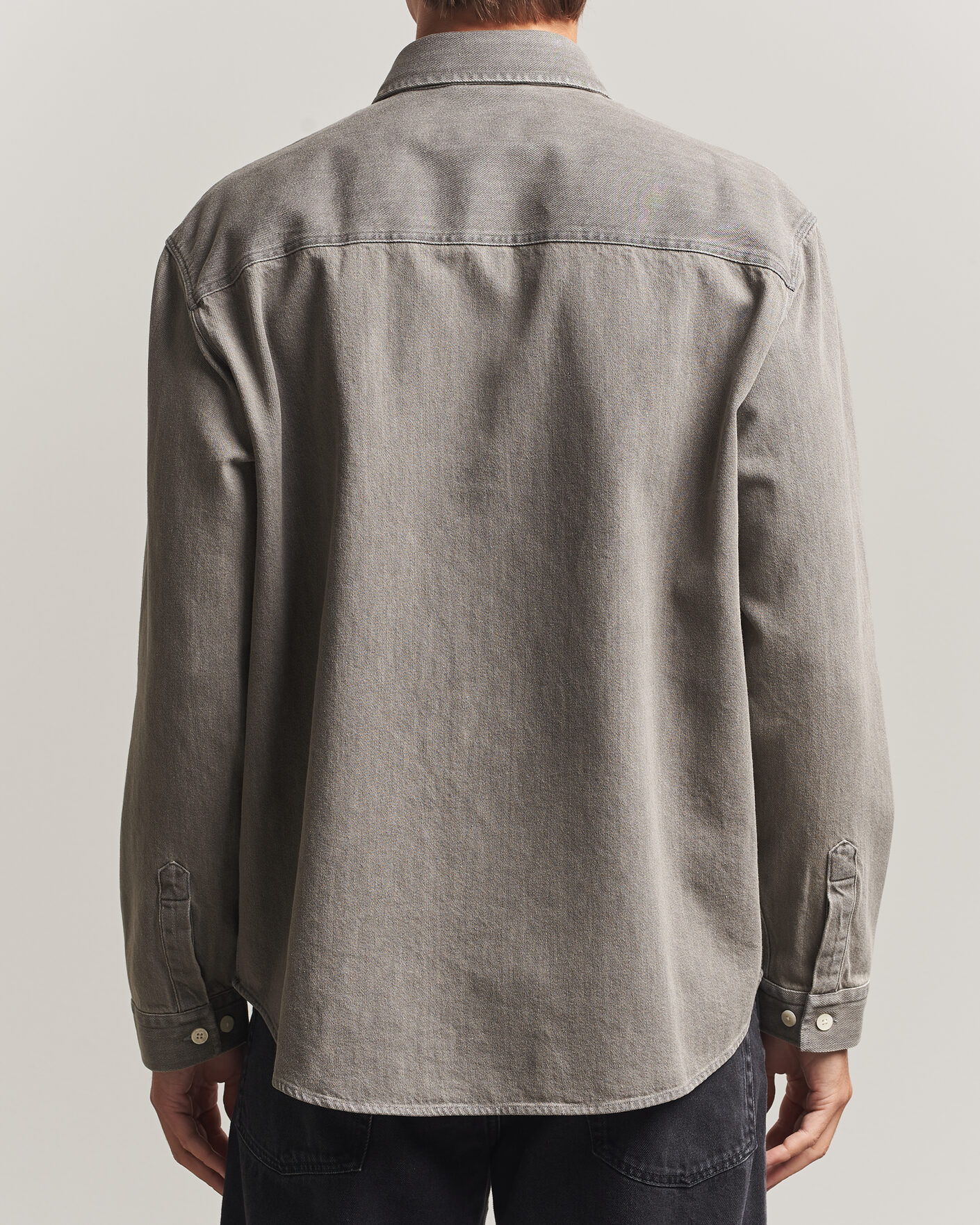 Mies | Kauluspaidat | NN07 | Casper Denim Overshirt Grey