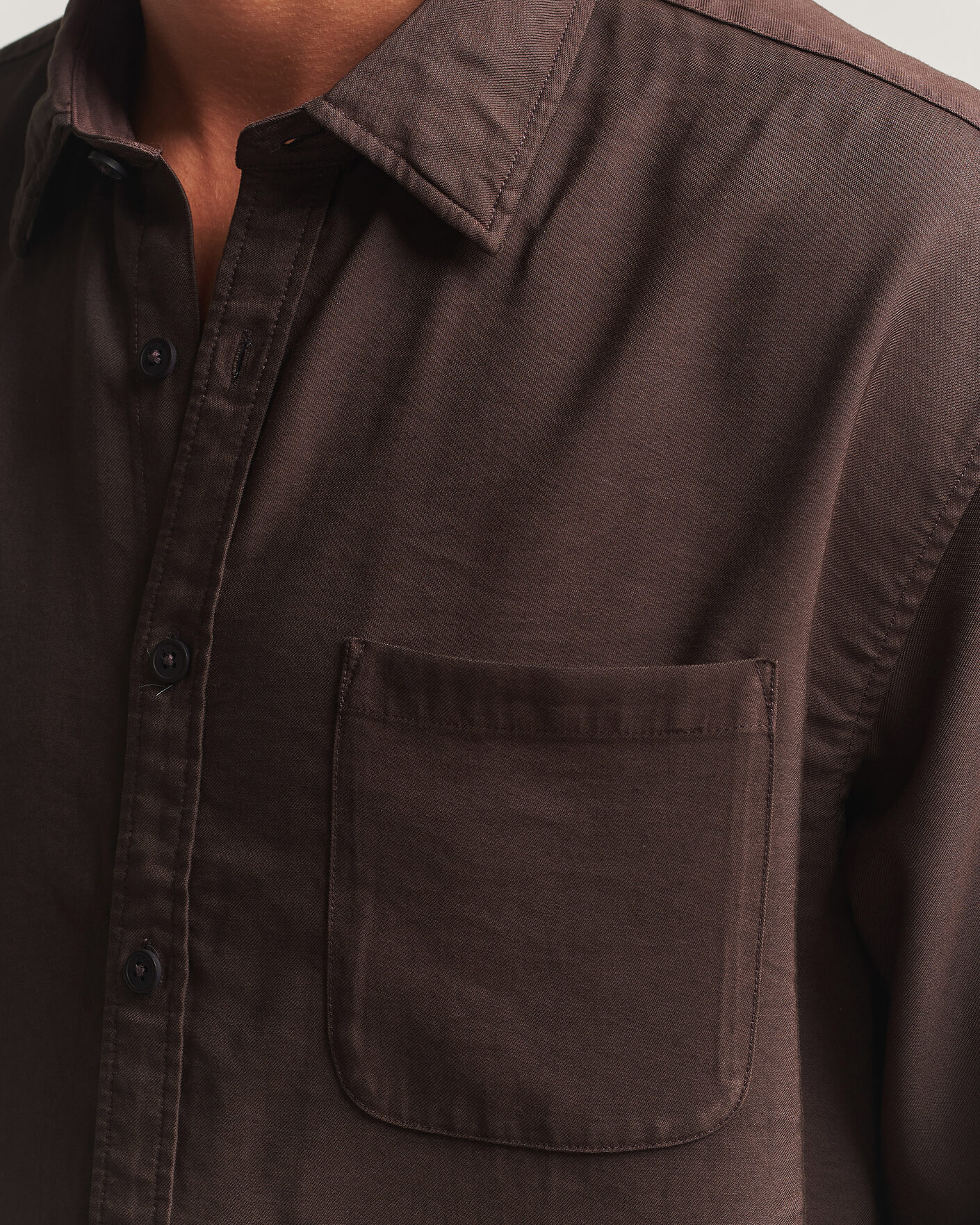 Mies | Kauluspaidat | NN07 | Deon Viscose Shirt Deep Truffle