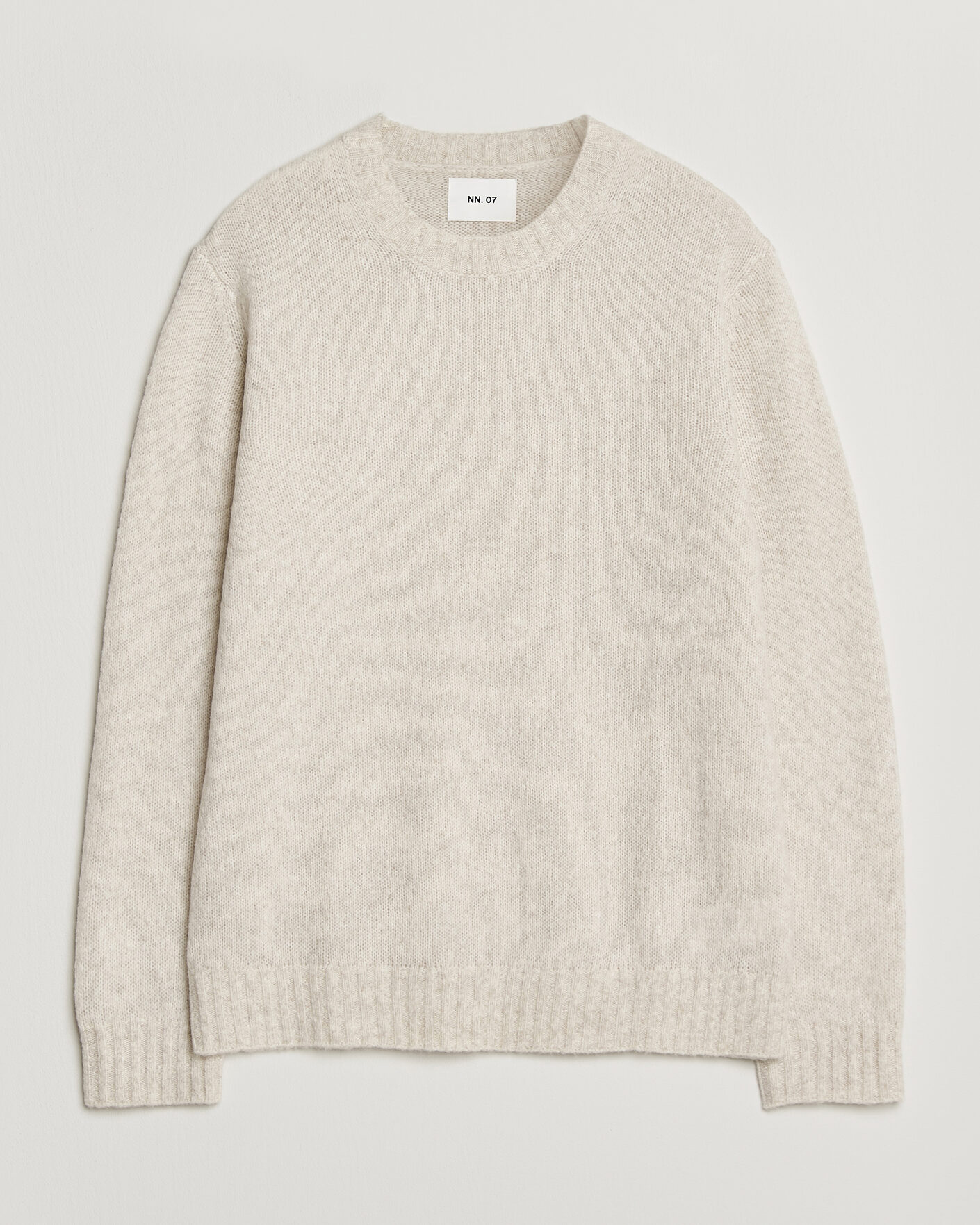 Mies | Puserot | NN07 | Lee Wool Knitted Sweater Ivory