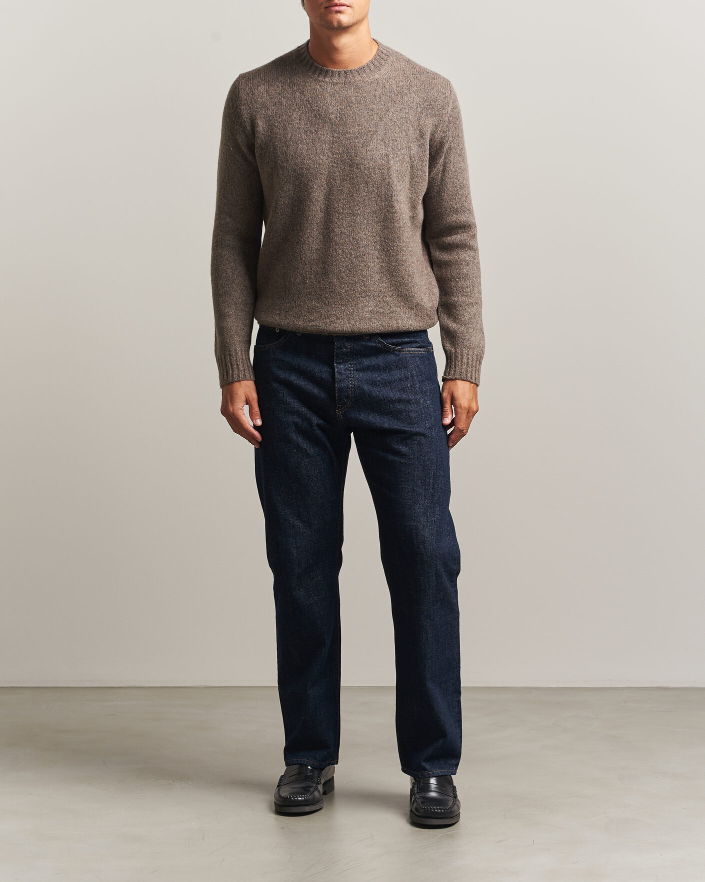 Mies | Puserot | NN07 | Lee Wool Knitted Sweater Tarmac