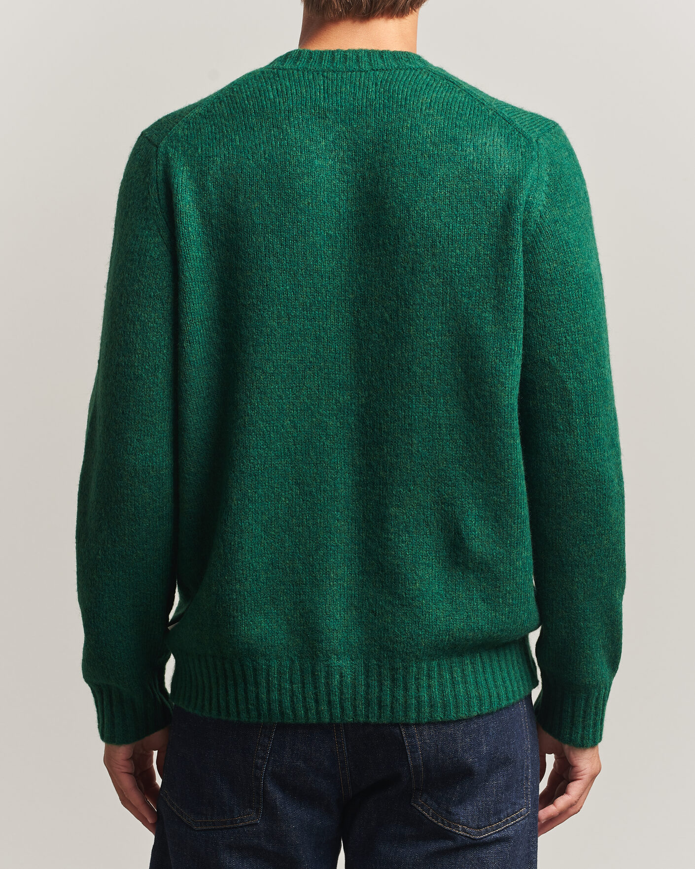 Mies | Puserot | NN07 | Lee Wool Knitted Sweater Eden Green