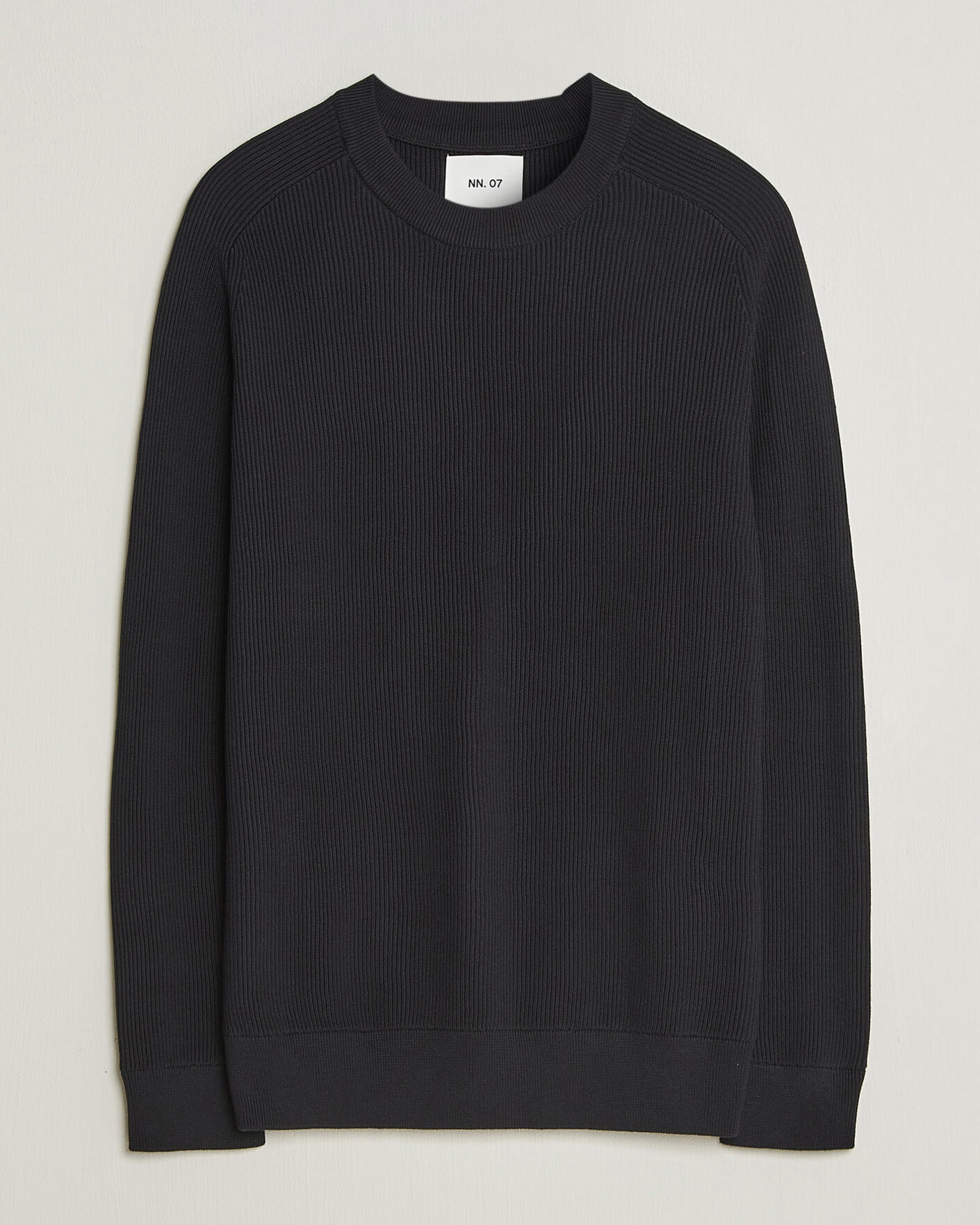 Mies | Puserot | NN07 | Kevin Cotton Knitted Sweater Black
