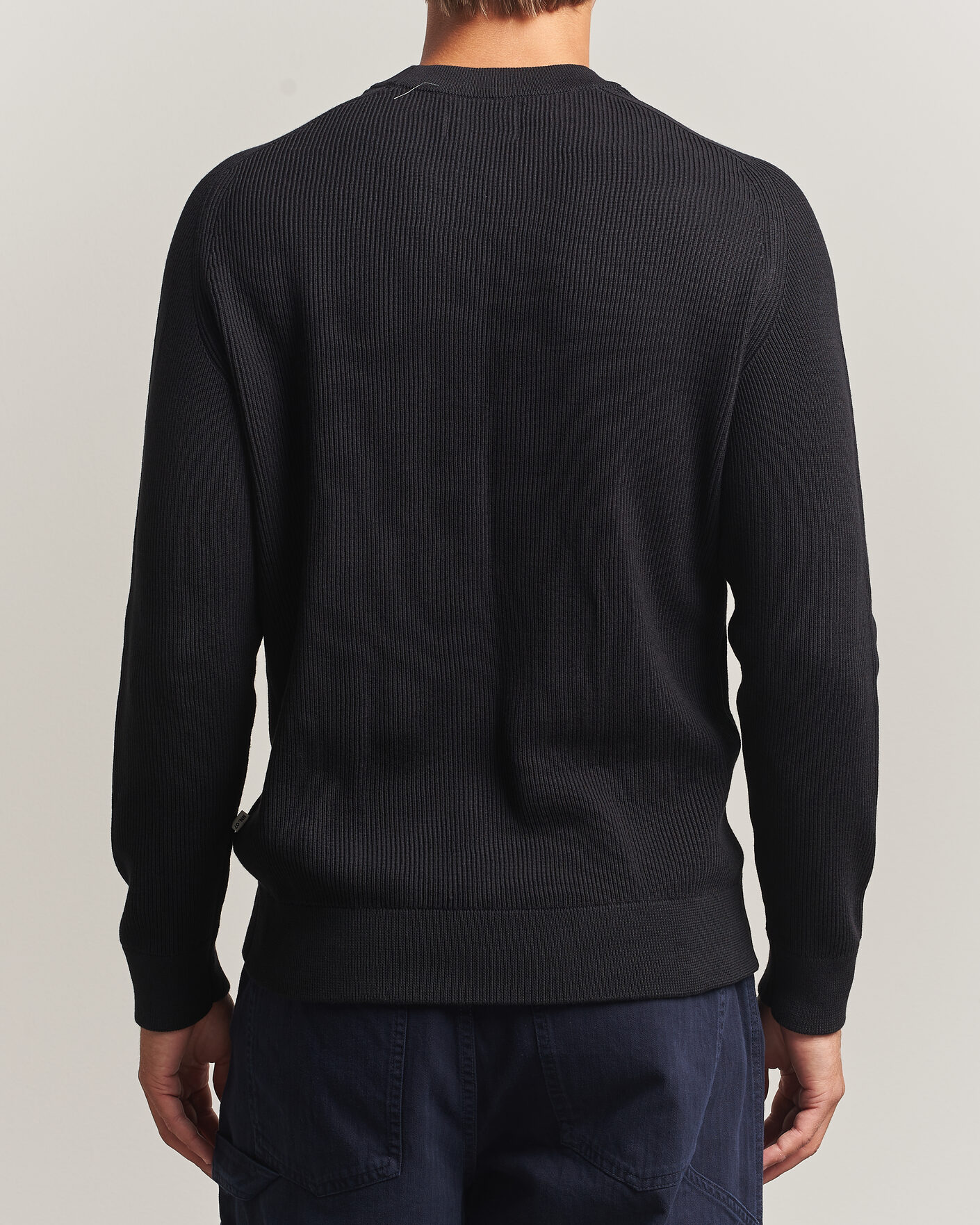 Mies | Puserot | NN07 | Kevin Cotton Knitted Sweater Black