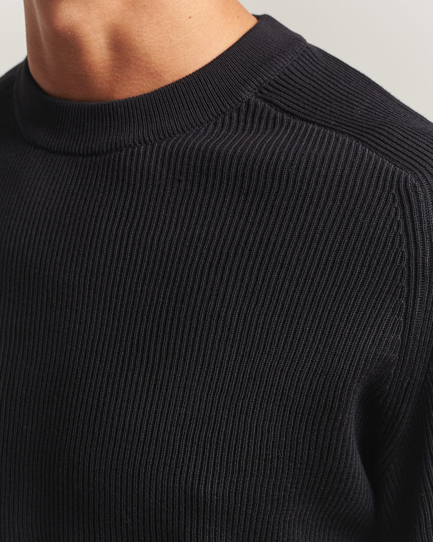 Mies | Puserot | NN07 | Kevin Cotton Knitted Sweater Black