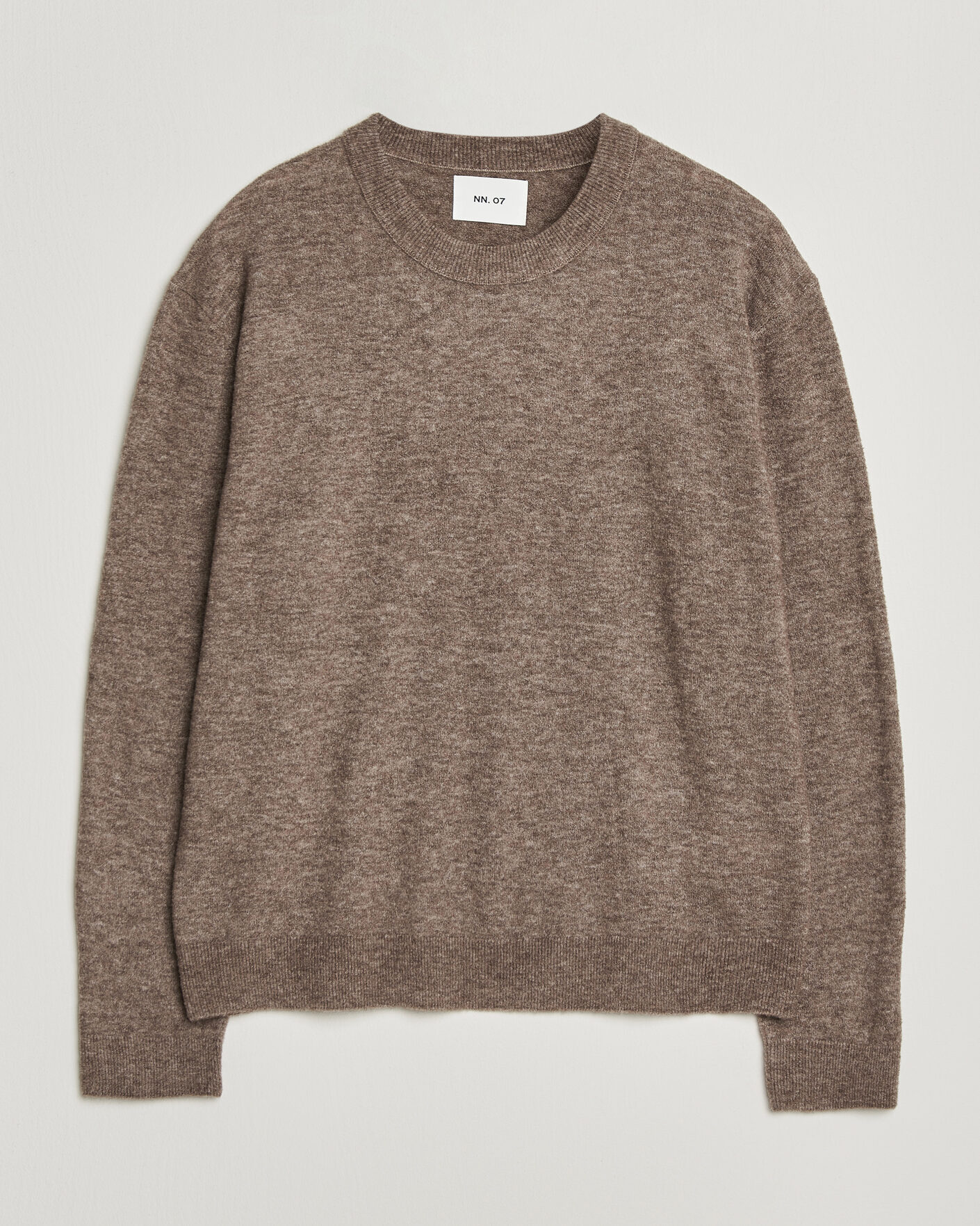 Mies | Puserot | NN07 | Gavin Brushed Wool Knitted Sweater Desert Clay
