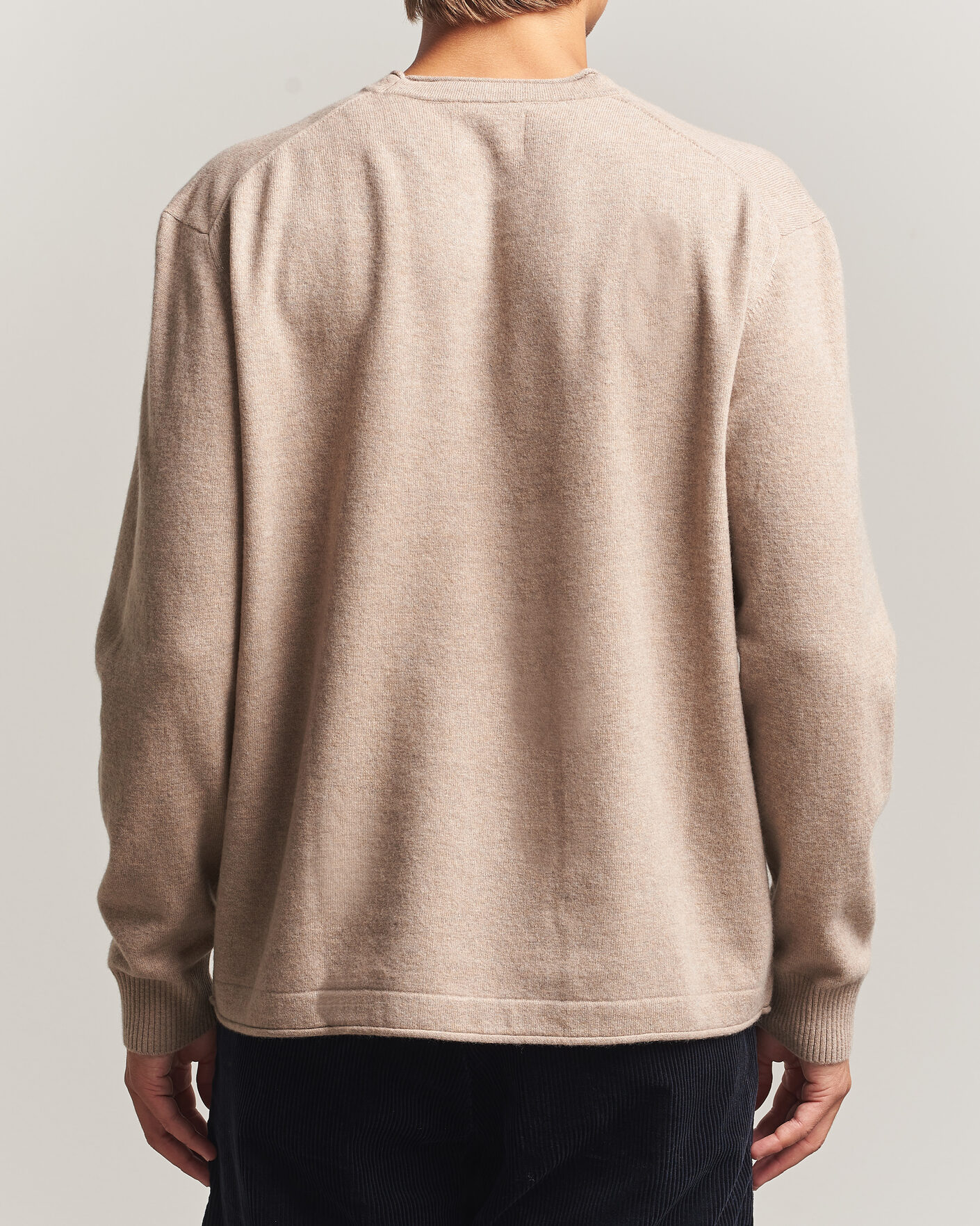 Mies | Puserot | NN07 | Sammy Wool Knitted Sweater Clay Melange