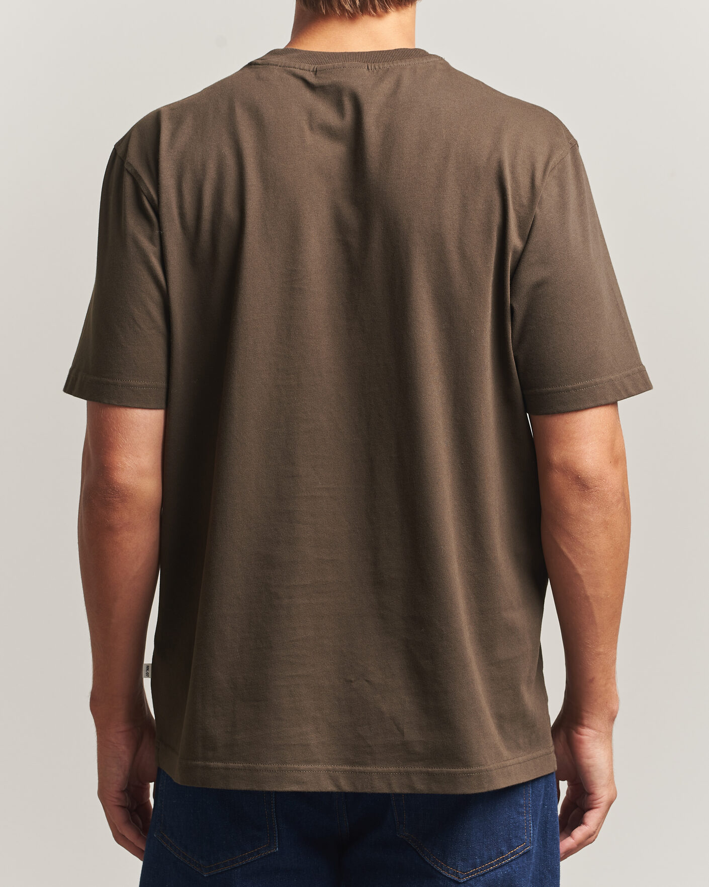 Mies | T-paidat | NN07 | Adam Crew Neck T-Shirt Earthwood
