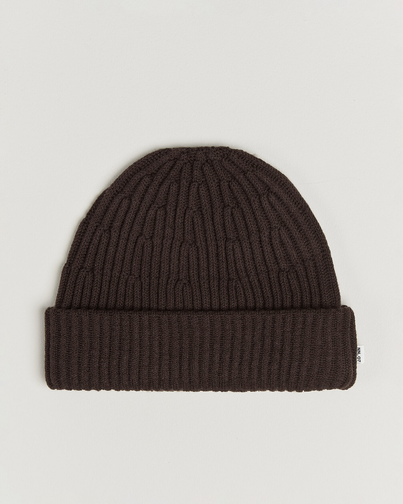 Mies | Pipot | NN07 | Wool Rib Hat Deep Truffle