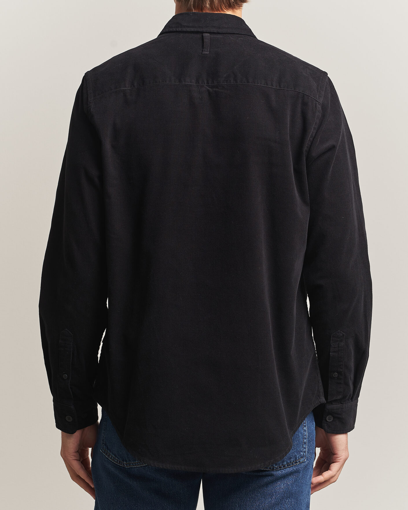 Mies | Kauluspaidat | NN07 | Asher Baby Cord Shirt Black