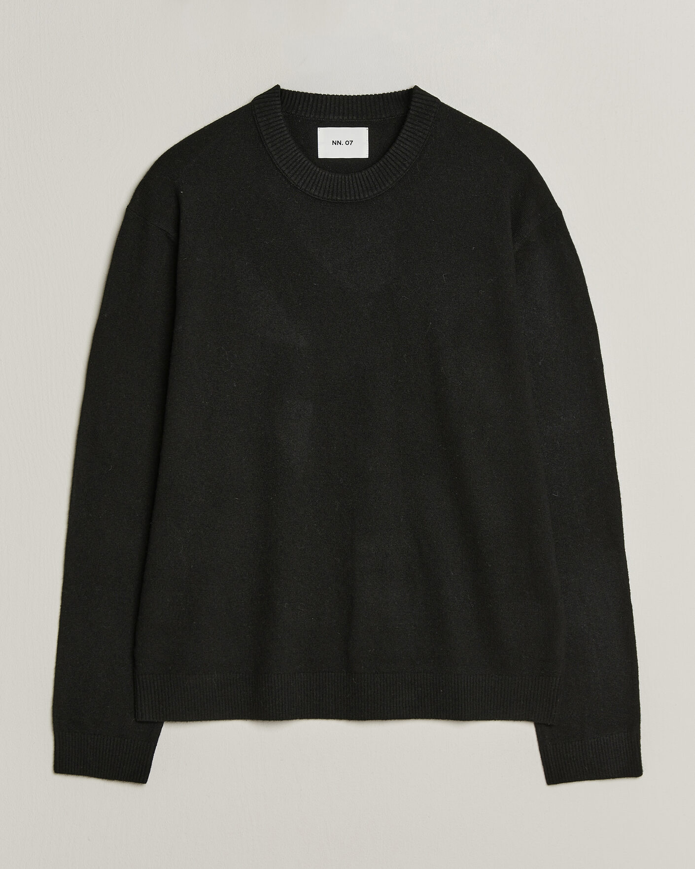 Mies | Puserot | NN07 | Raz Lambswool Knitted Sweater Black