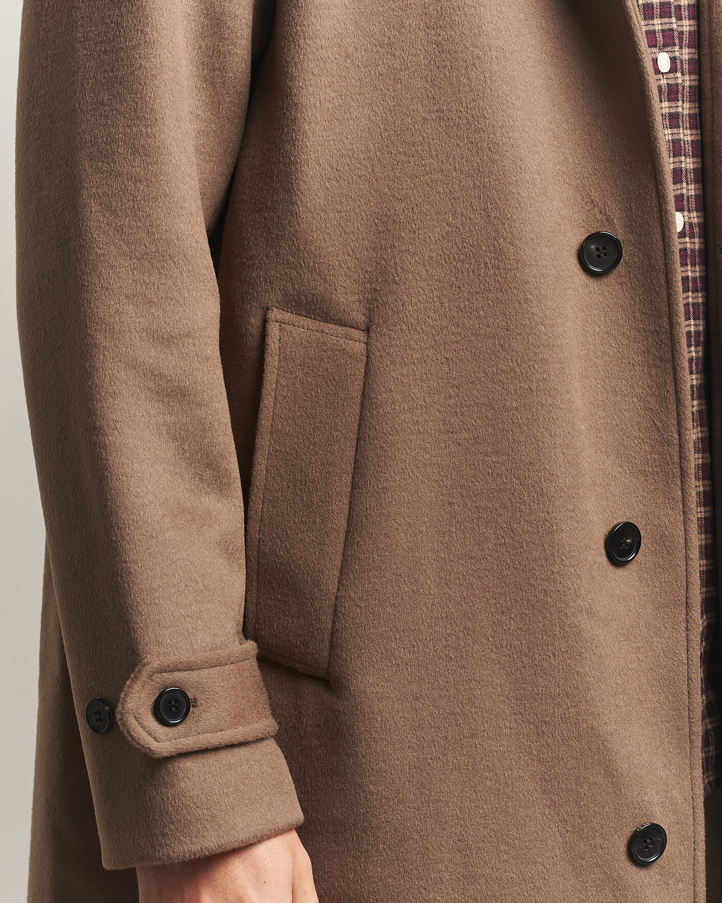 Mies | Takit | NN07 | Gibson Wool/Cashmere Coat Desert Clay