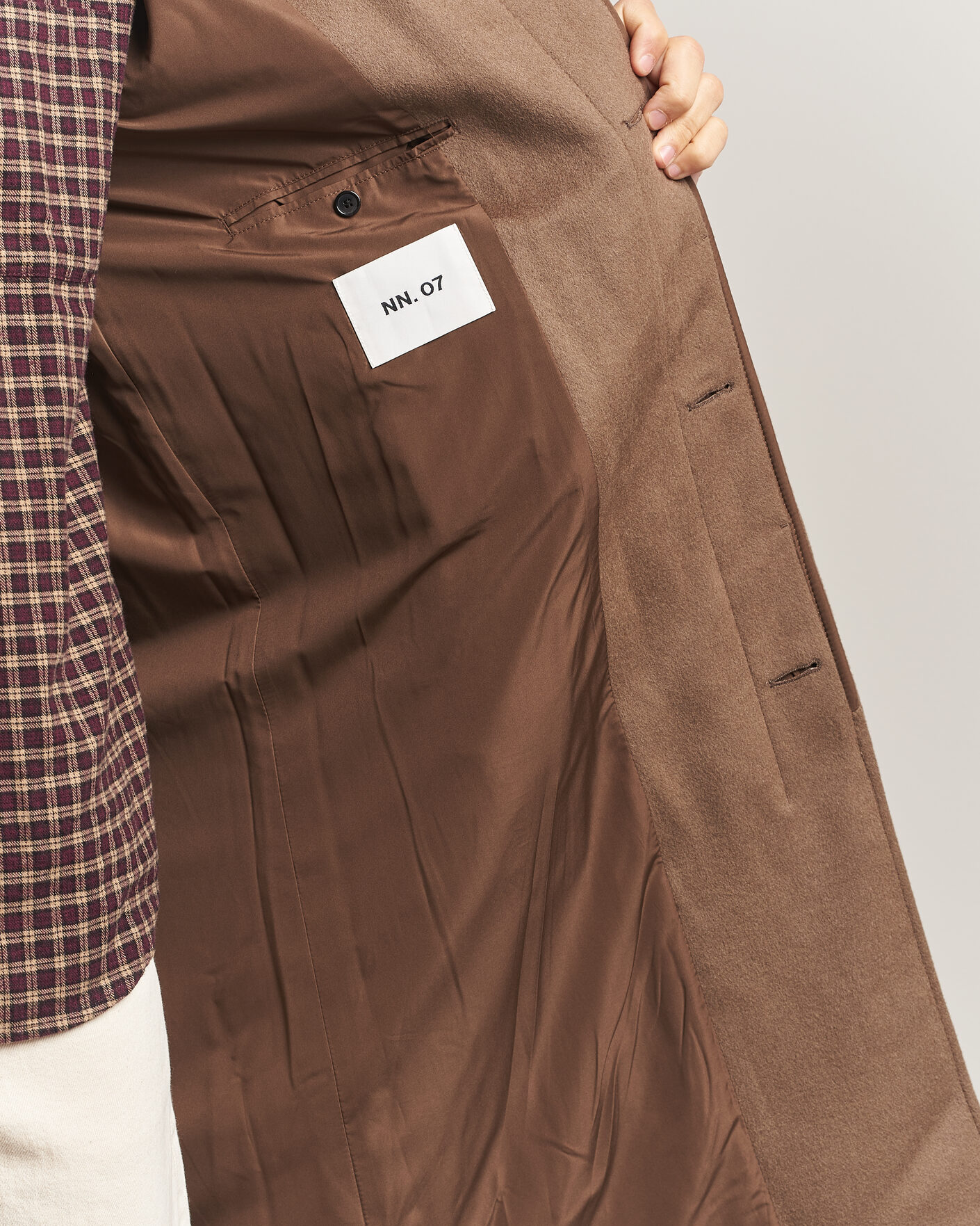 Mies | Takit | NN07 | Gibson Wool/Cashmere Coat Desert Clay
