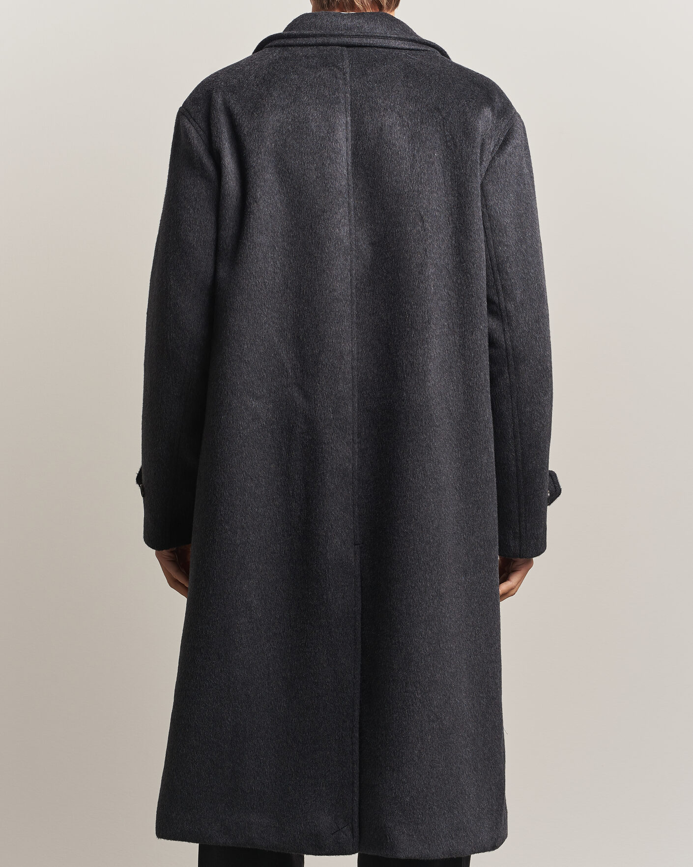 Mies | Takit | NN07 | Gibson Wool/Cashmere Coat Dark Grey
