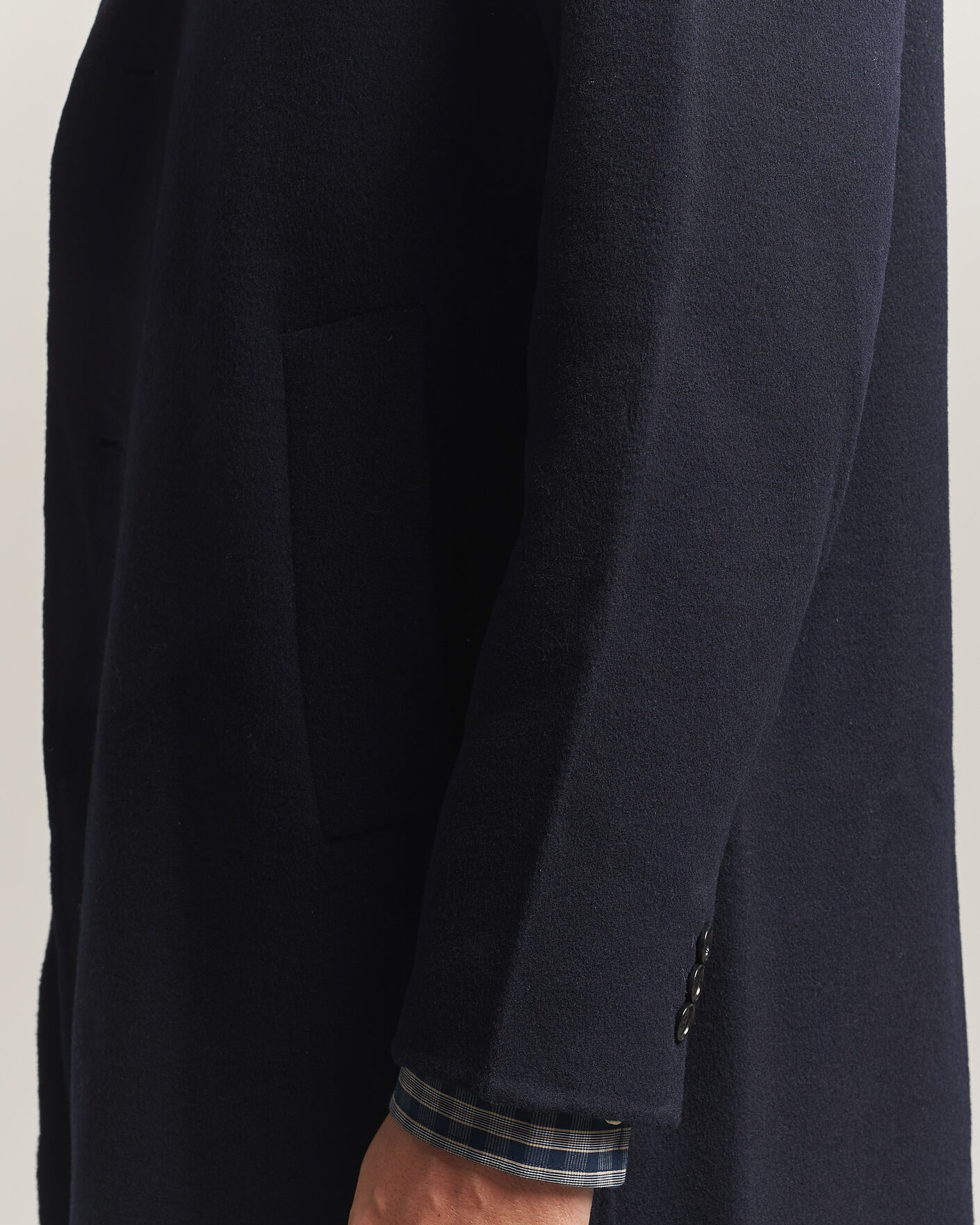 Mies | Takit | NN07 | Kendrick Wool Coat Navy Blue