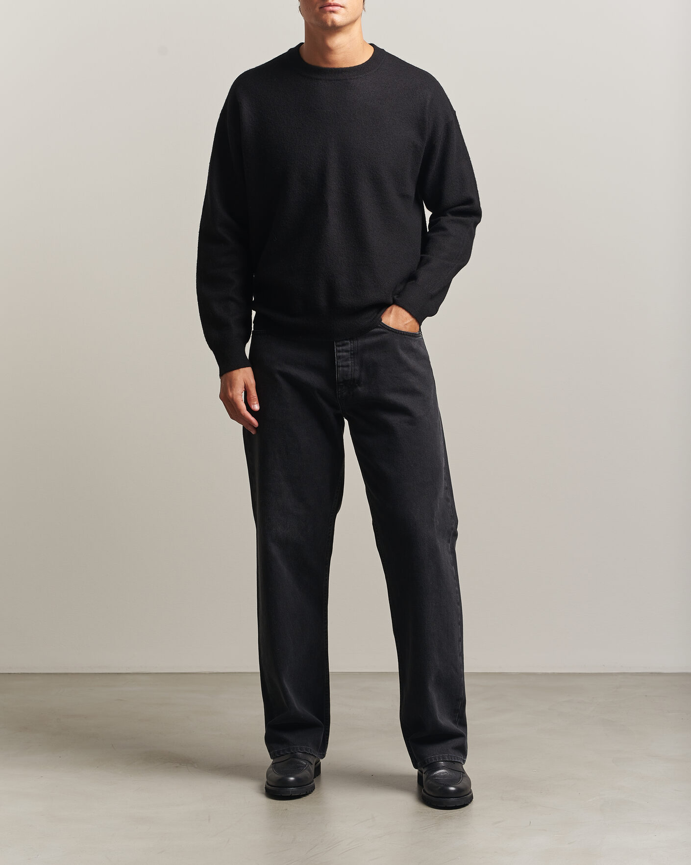Mies | Puserot | NN07 | Jasper Soft Boiled Wool Sweater Black