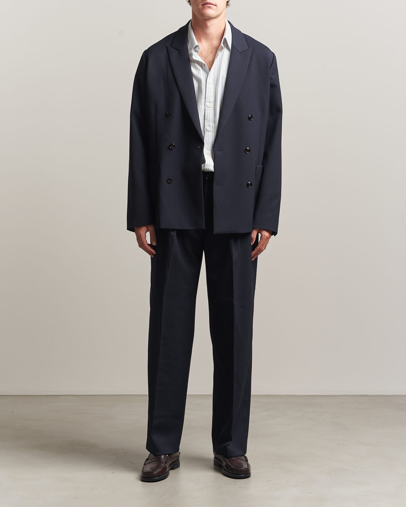 Mies | Pikkutakit | NN07 | Jordin Wool Double Breasted Blazer Deep Navy
