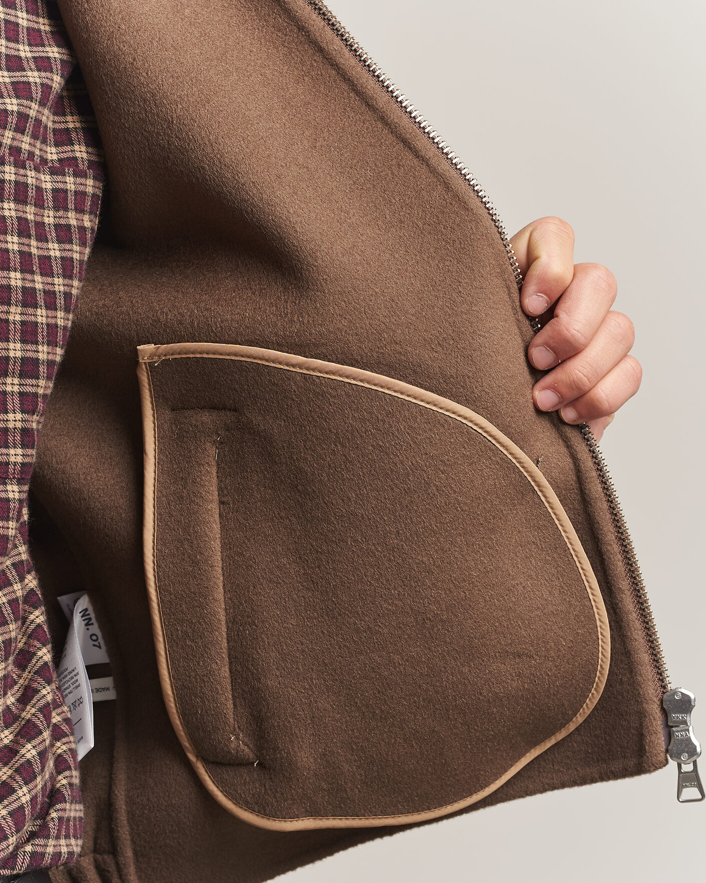 Mies | Takit | NN07 | Arlo Wool Jacket Desert Clay