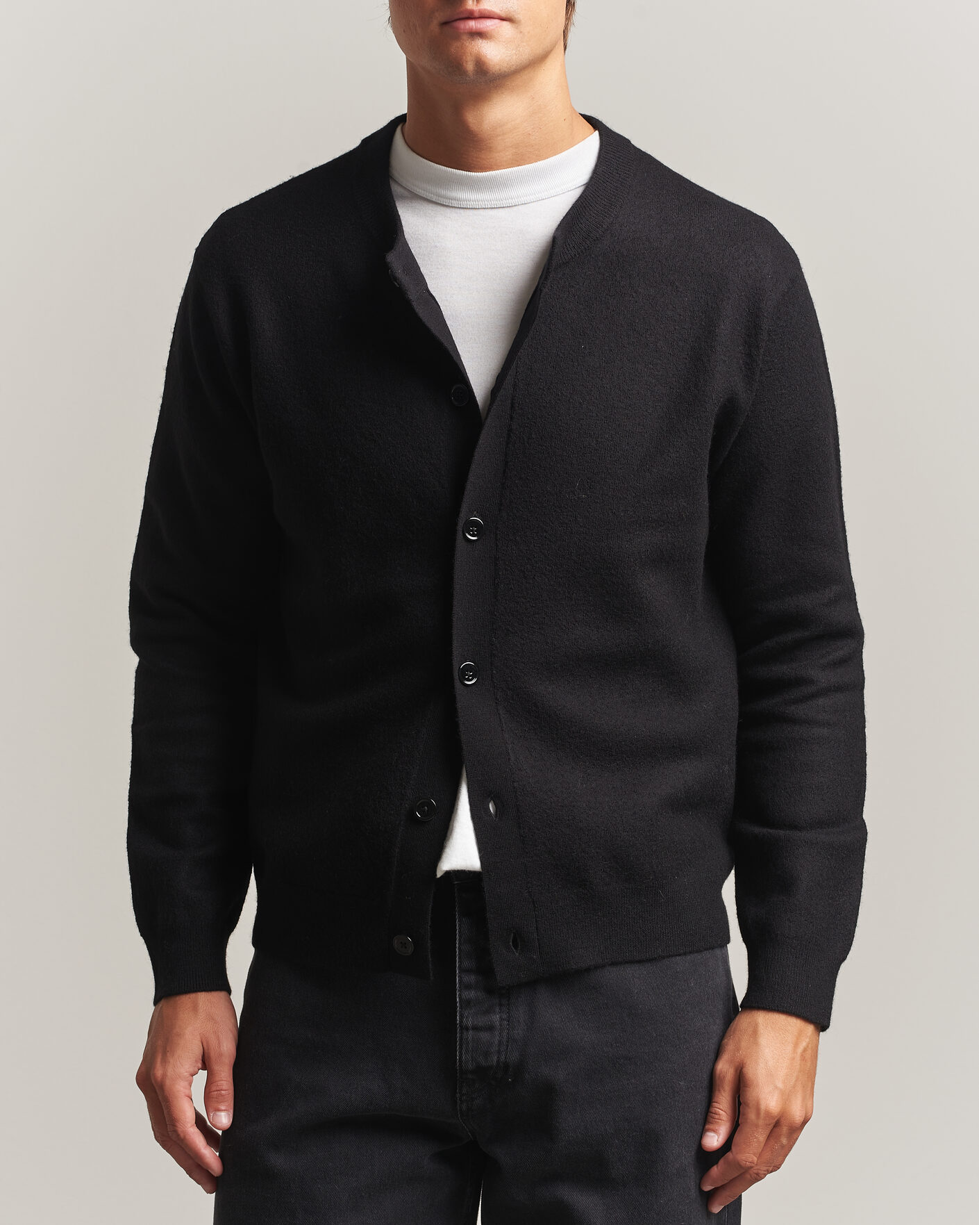Mies | Puserot | NN07 | Jasper Soft Boiled Wool Cardigan Black