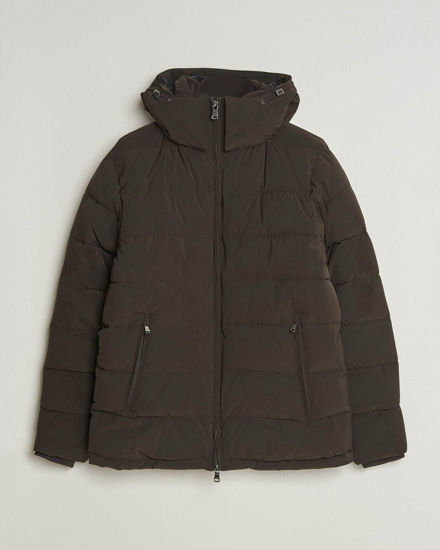 Mies | Takit | Oscar Jacobson | Hooded Puffer Jacket Brown