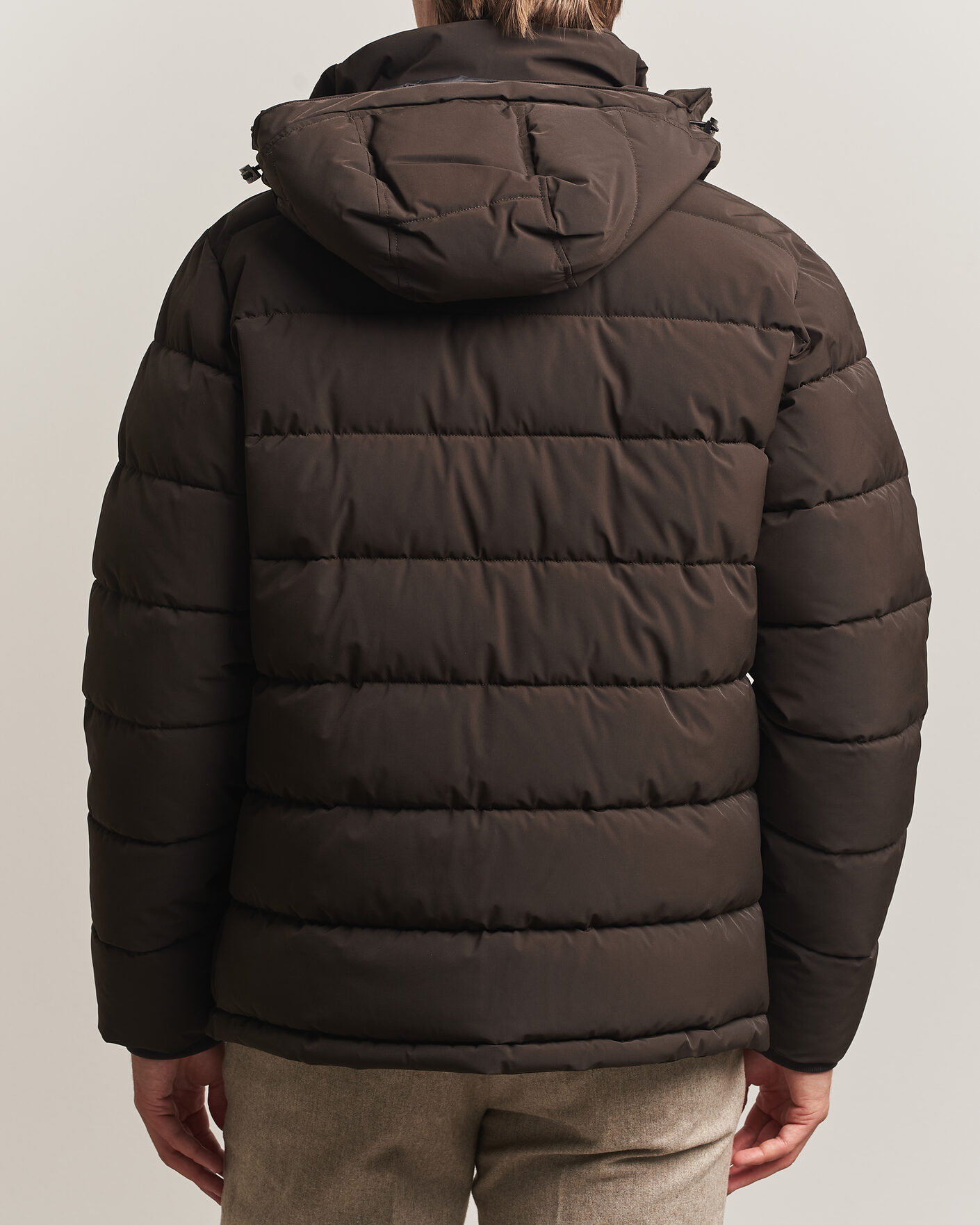 Mies | Takit | Oscar Jacobson | Hooded Puffer Jacket Brown